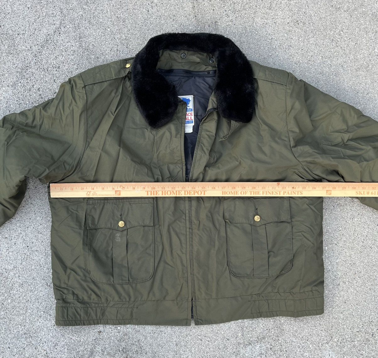 Vintage Vintage Horace Small Apparel Co Military Bomber Green Jacket Size US XL / EU 56 / 4 - 6 Thumbnail