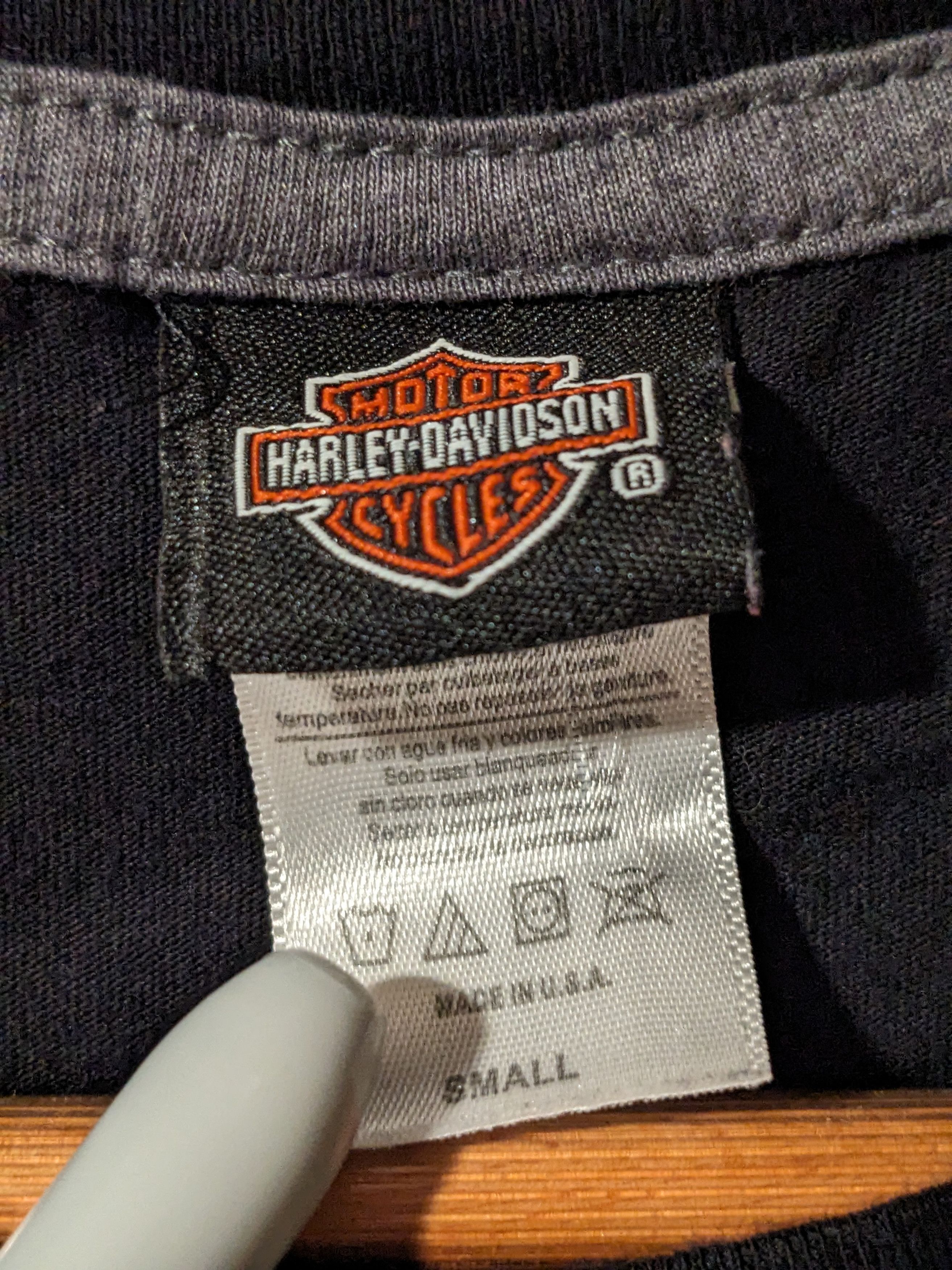 Gildan × Harley Davidson Harley Davidson Motorcycle Logo Womans Black Small T-Shirt Size S / US 4 / IT 40 - 3 Thumbnail