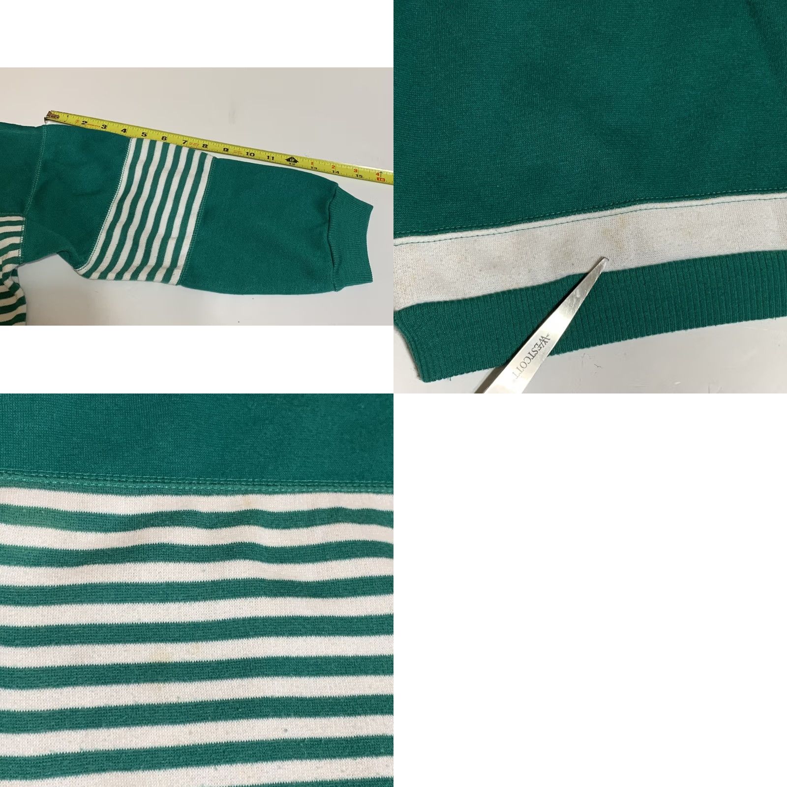Vintage VINTAGE Body Beam Sweatshirt Womens M Green 1990s Casual Cotton Blend Shirts Womens Size M / US 6-8 / IT 42-44 - 8 Thumbnail