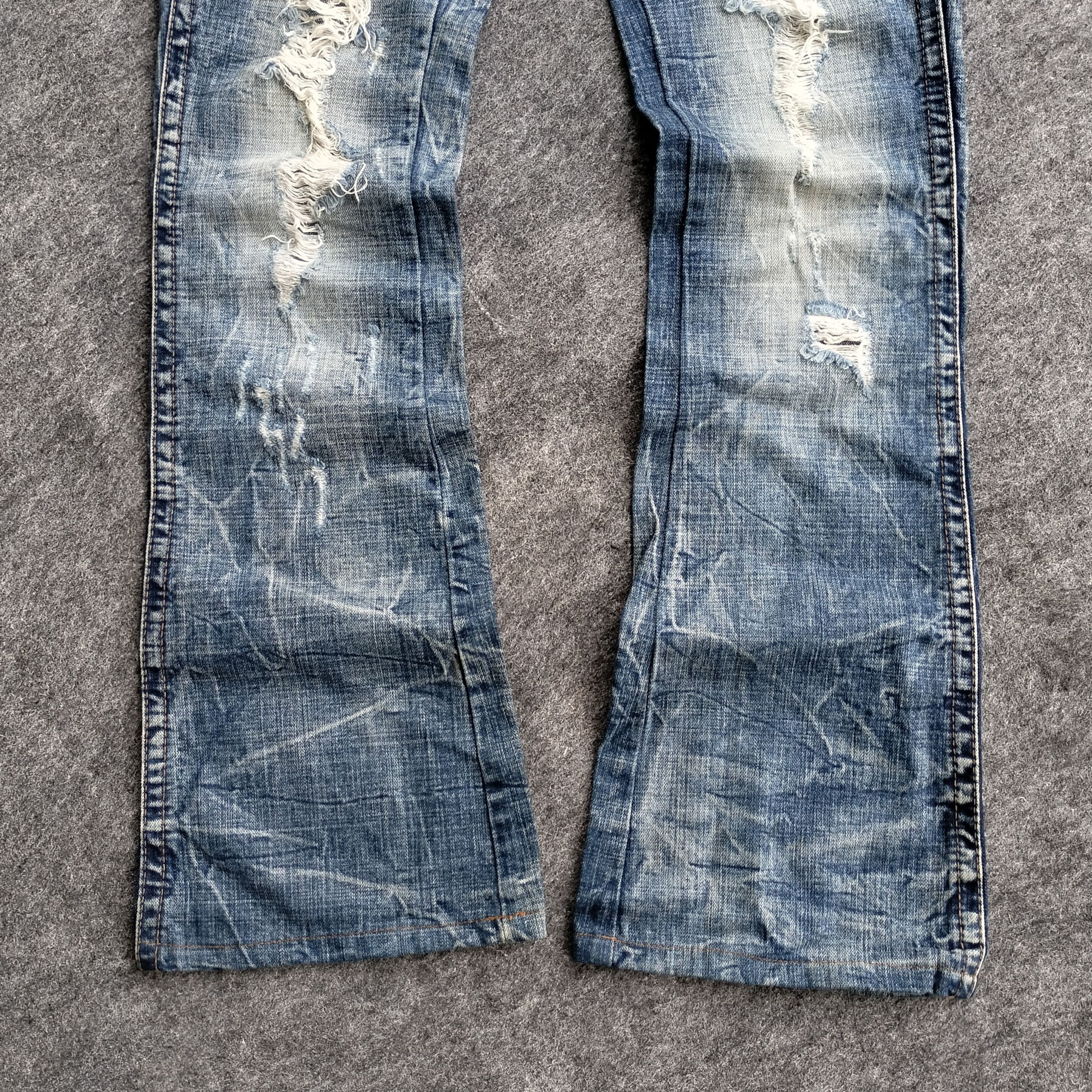 Tornado Mart Cook washed clawmarks flare jeans Size US 30 / EU 46 - 5 Thumbnail