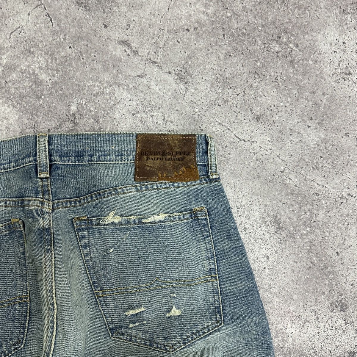 Vintage 00s Denim & Supply Ralph Lauren distressed jeans