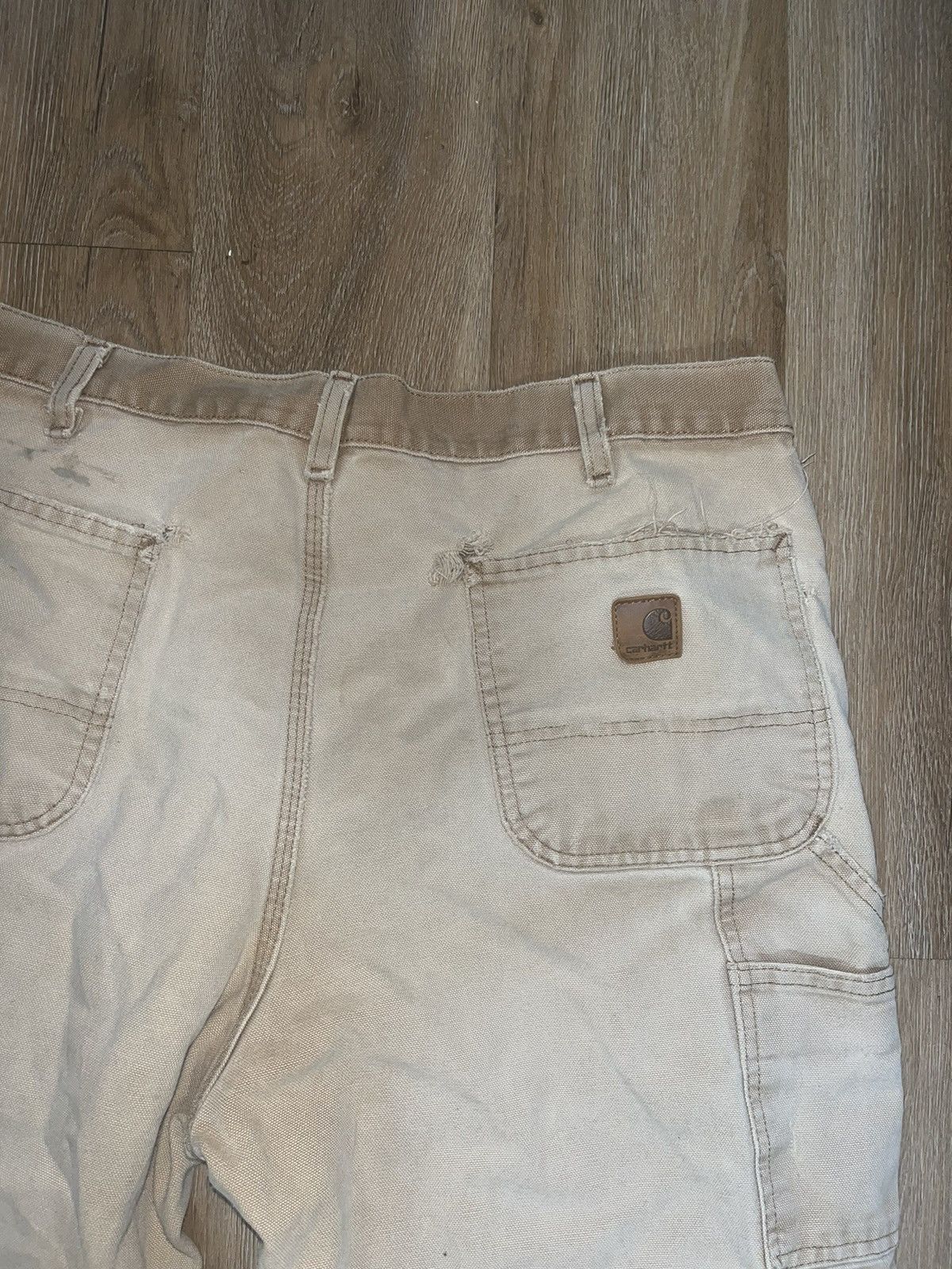 Carhartt Carhartt Work Pants Beige Size 38x32 Size US 38 / EU 54 - 6 Thumbnail