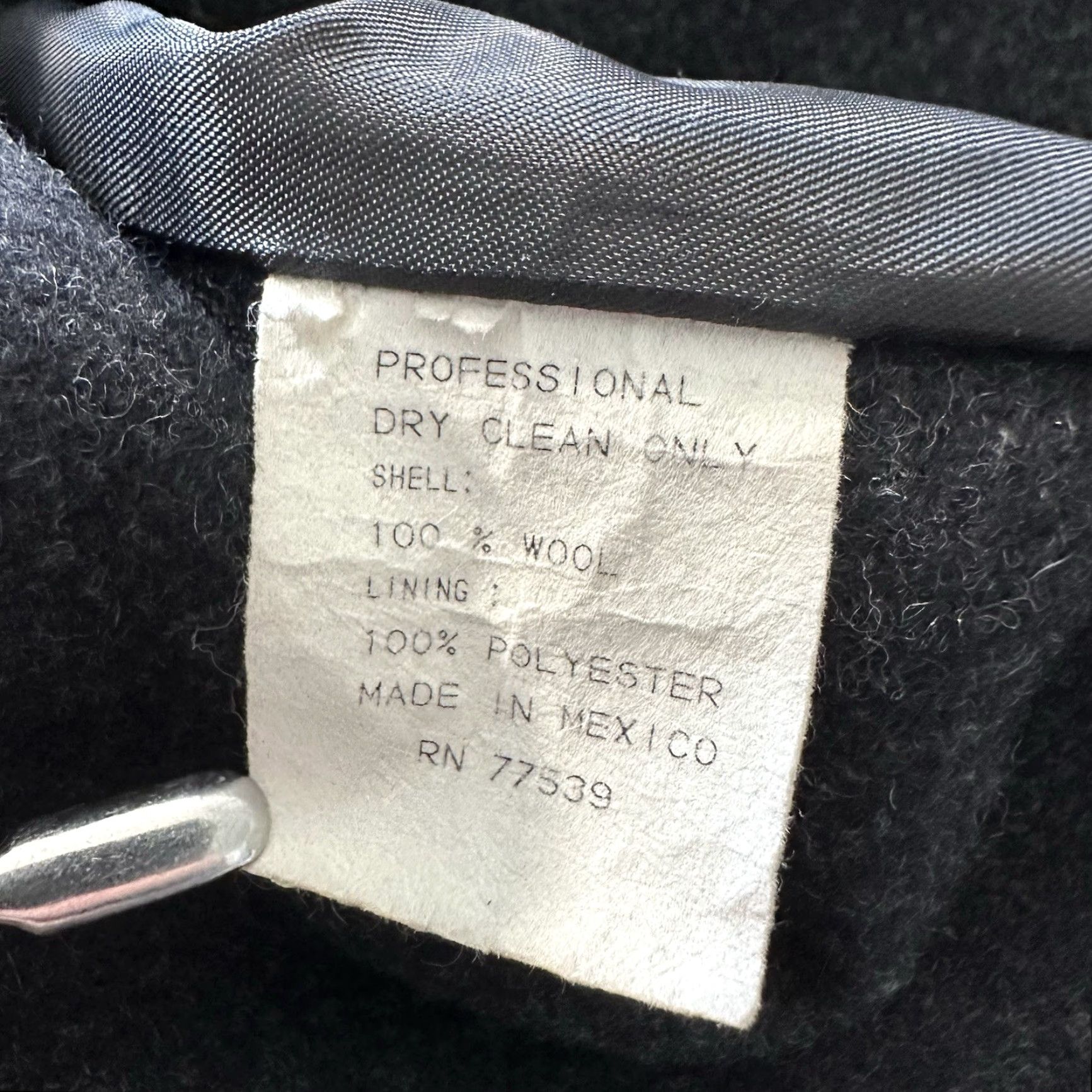 Doublet Stephanie Mathews Coat Womens 10 M Vintage Overcoat Wool Gray Tweed Long Sleeve Button Zip Hallmark Vintage Trench Size L / US 10 / IT 46 - 7 Thumbnail