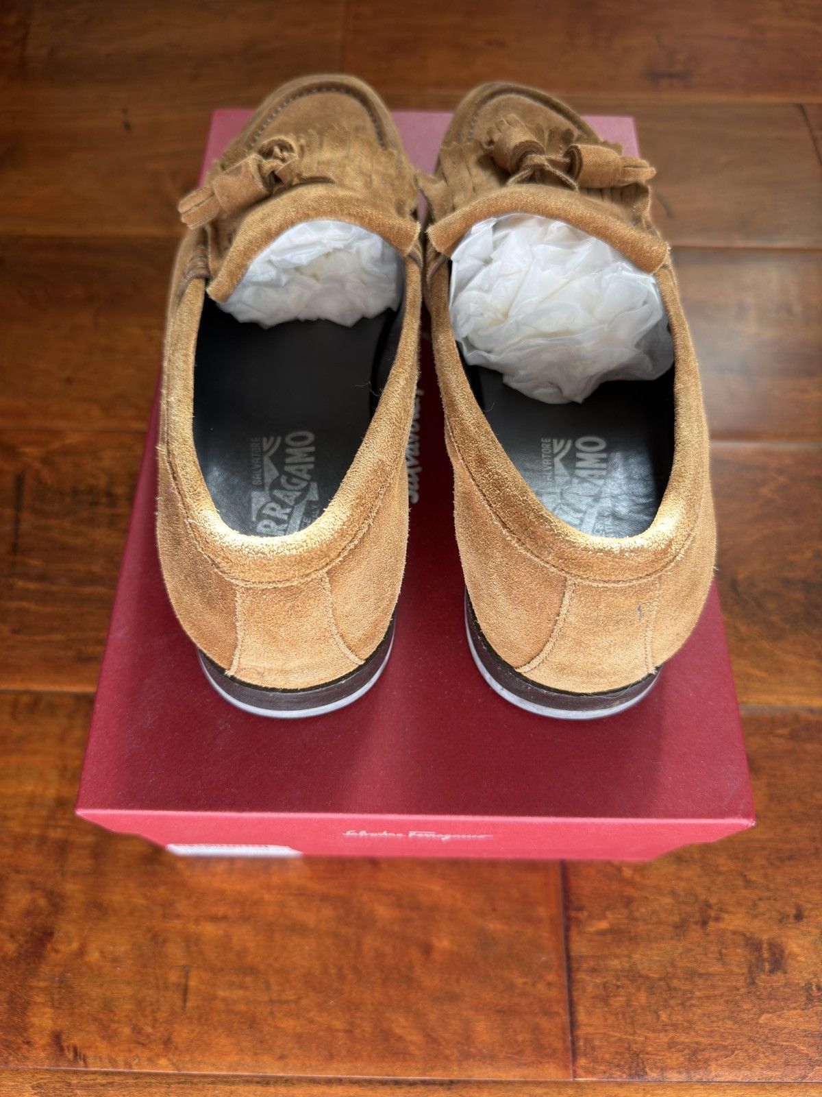 Salvatore Ferragamo Suede Lenci loafers Size US 8 / EU 41 - 5 Thumbnail