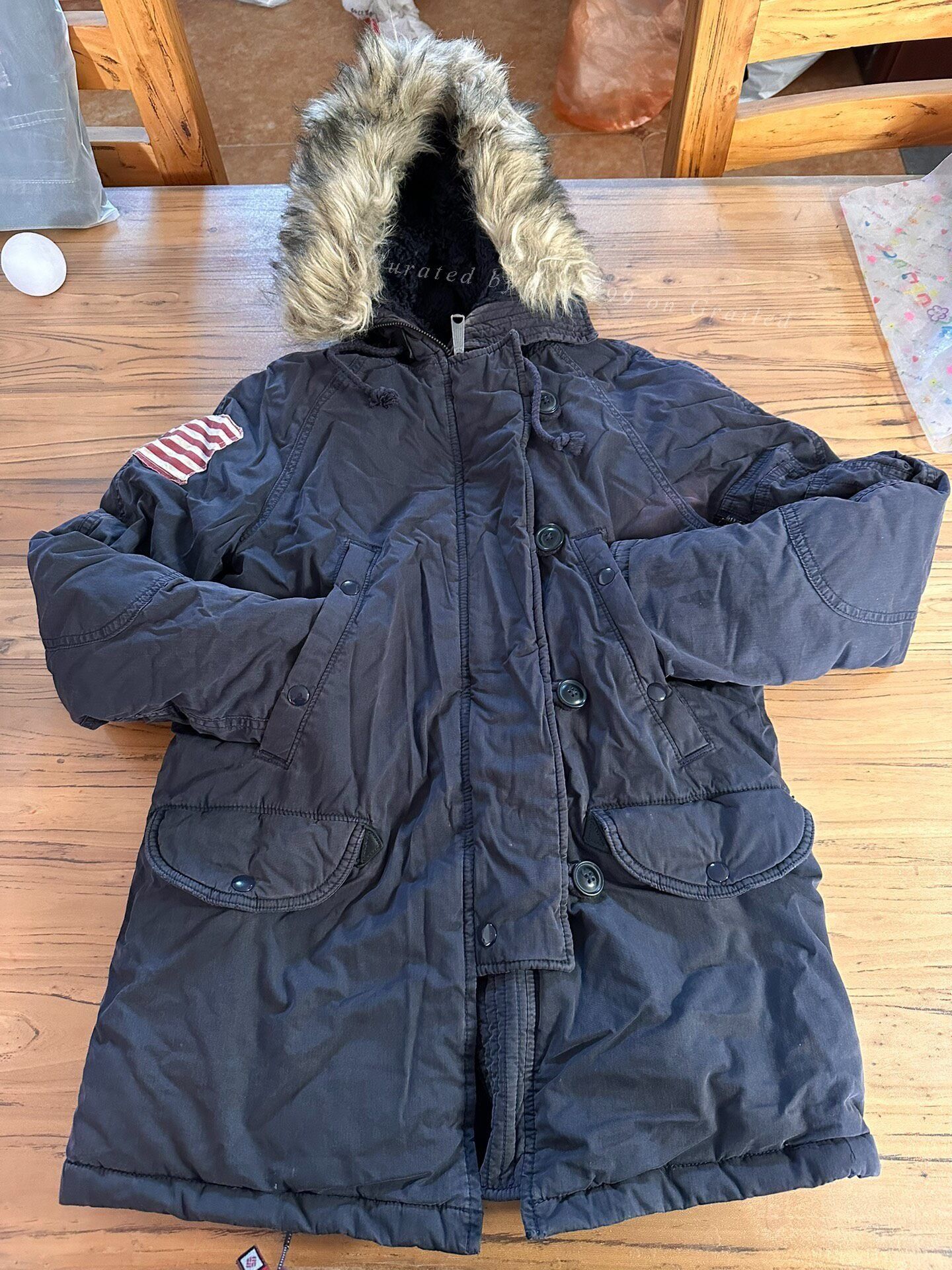 RRL Ralph Lauren Vintage RRL n3B Carbon Black Down Jacket Size US M / EU 48-50 / 2 - 1 Thumbnail
