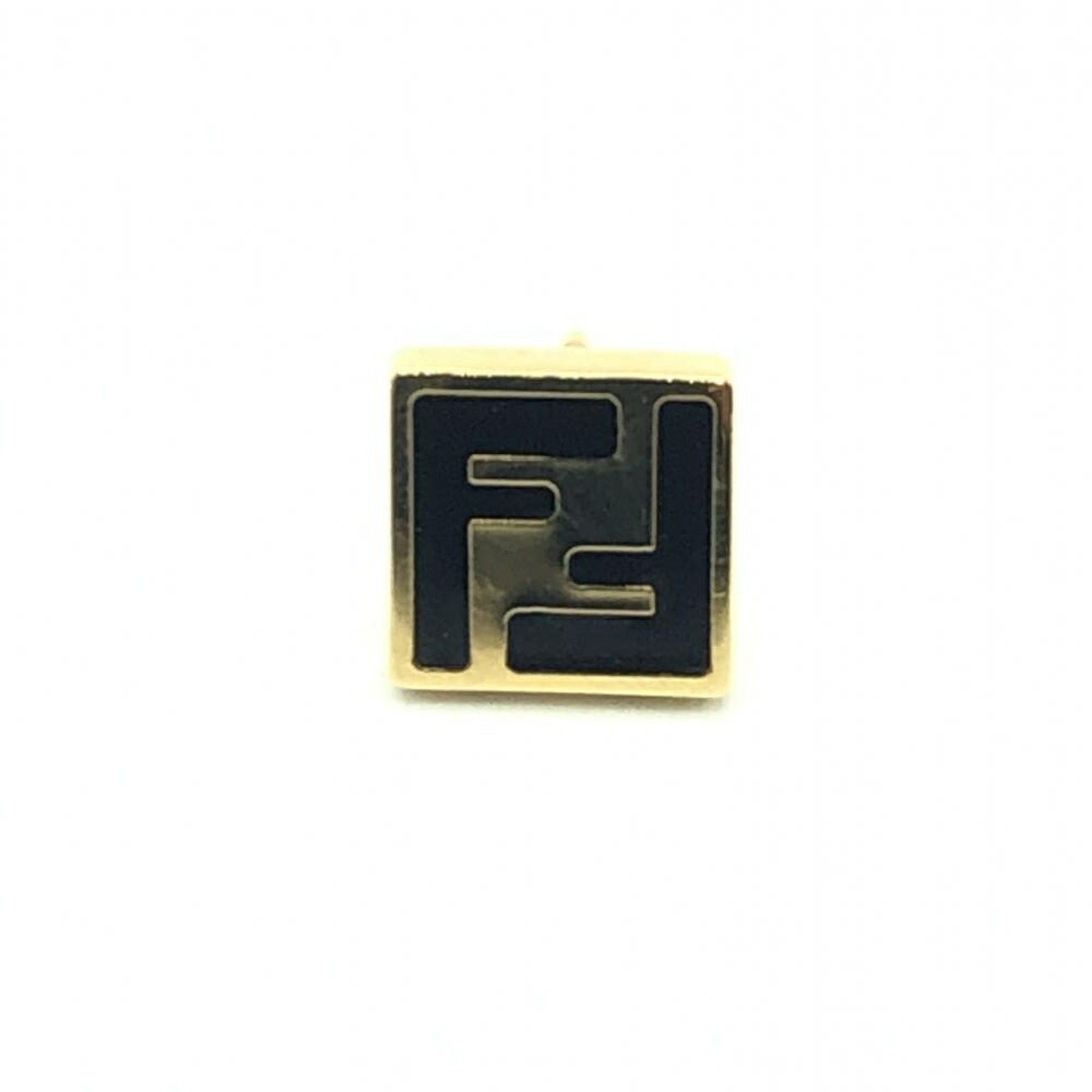 image of Fendi Forever Earrings Gold One Ear Fendi in Blue, Women's
