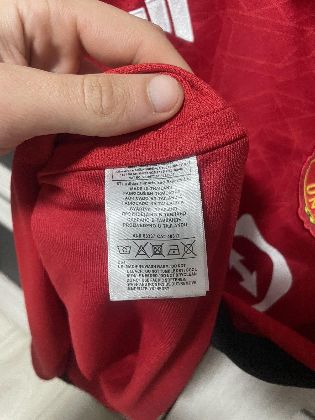 Adidas Adidas Manchester United 2023/2024 Football Soccer Jersey Size US M / EU 48-50 / 2 - 15 Thumbnail