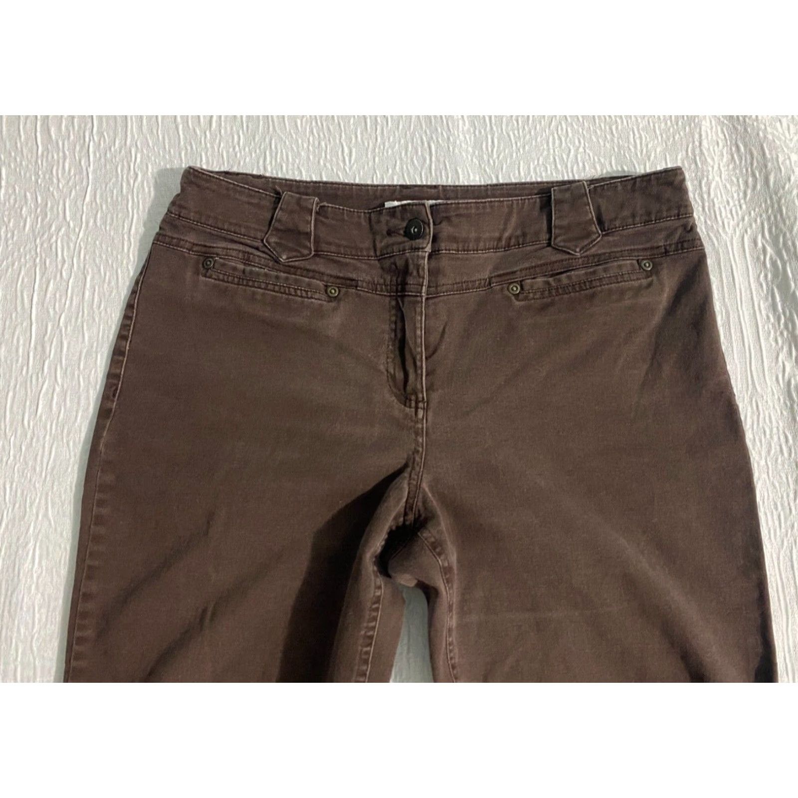 Vintage Dressbarn Pants Womens Size 12 Brown Size 34" / US 12 / IT 48 - 4 Thumbnail