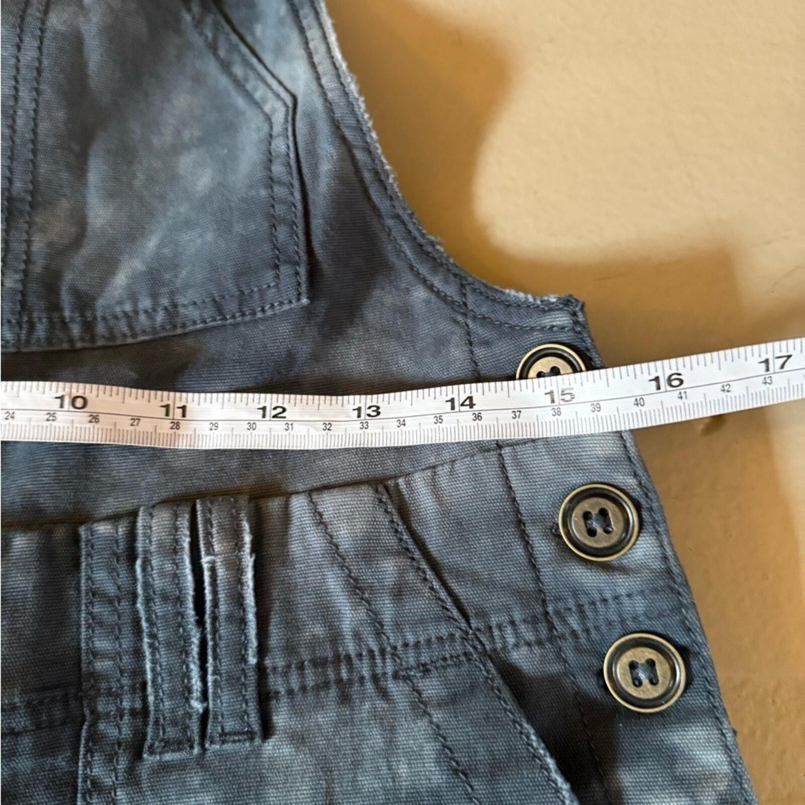 Anthropologie Anthro NWT The Wanderer Tie Dye Denim Overalls Size 27 Size 27" / US 4 / IT 40 - 12 Thumbnail