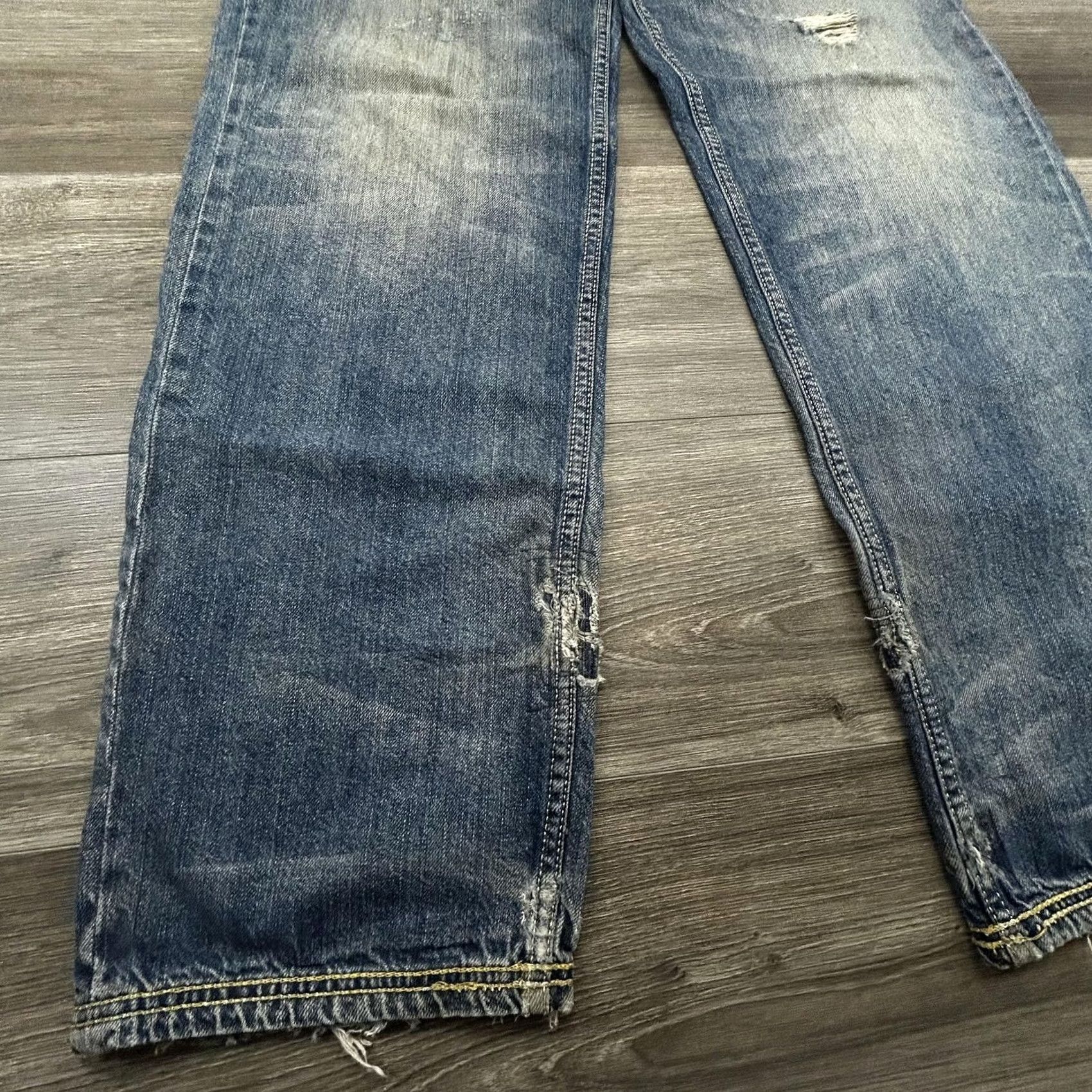 Coogi VINTAGE COOGI Jeans Mens 32x32 Blue Embroidered Eagle Striped Y2K VERY RARE Size US 32 / EU 48 - 3 Thumbnail