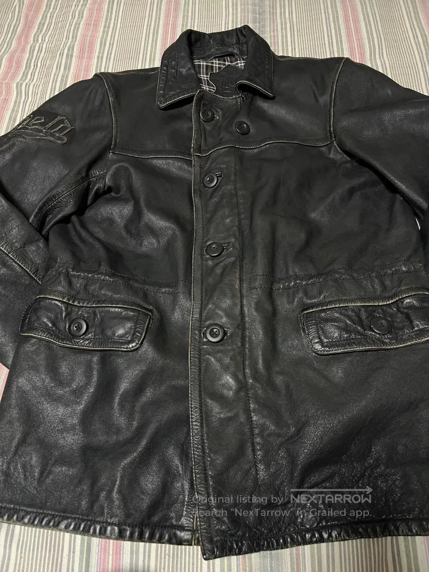 Vintage Vintage Black Leather Jacket by NobleHouse. Size US XXL / EU 58 / 5 - 3 Thumbnail
