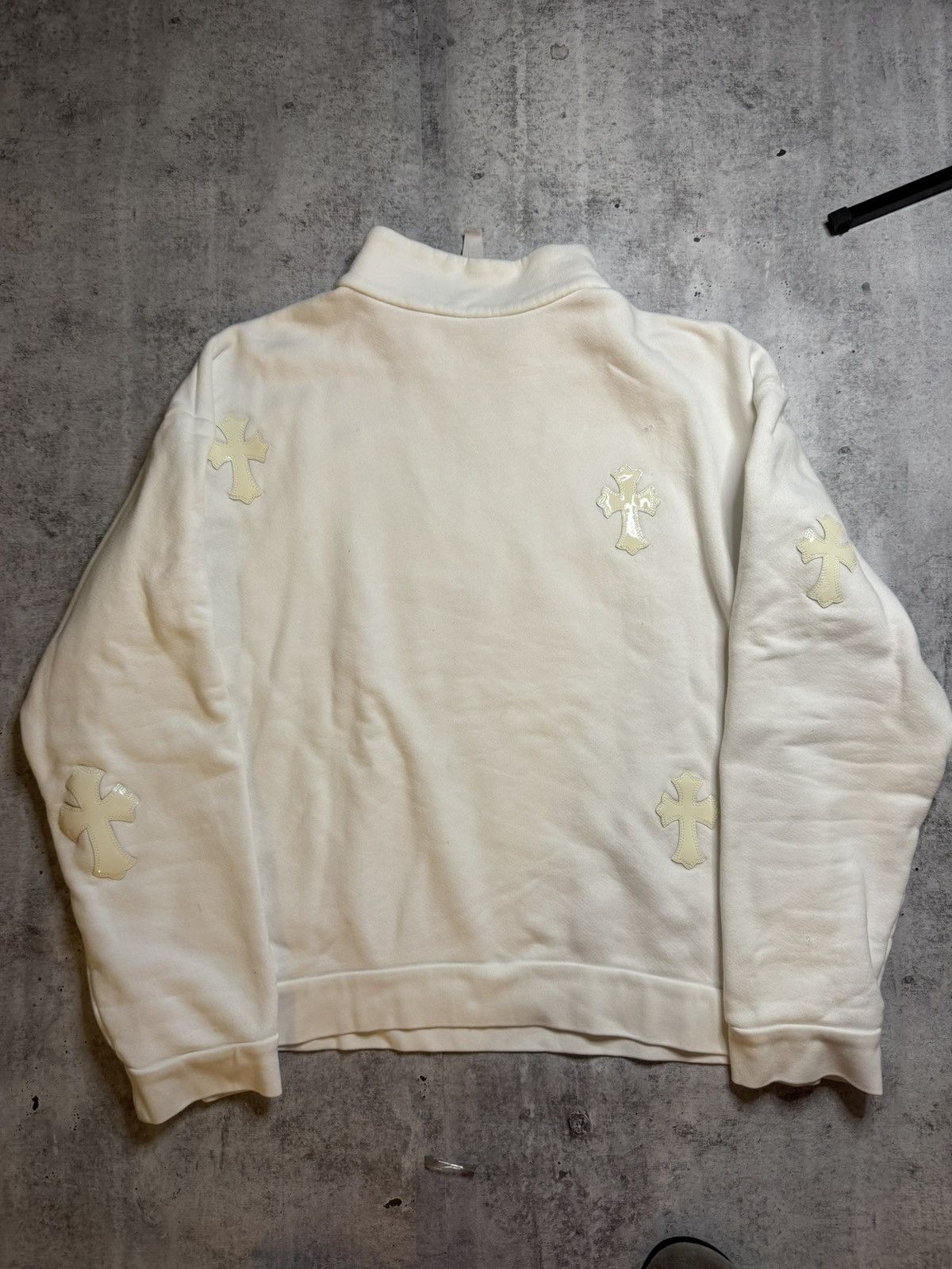 Chrome Hearts Chrome Heart White Patch Quarter Zip Size US L / EU 52-54 / 3 - 2 Thumbnail
