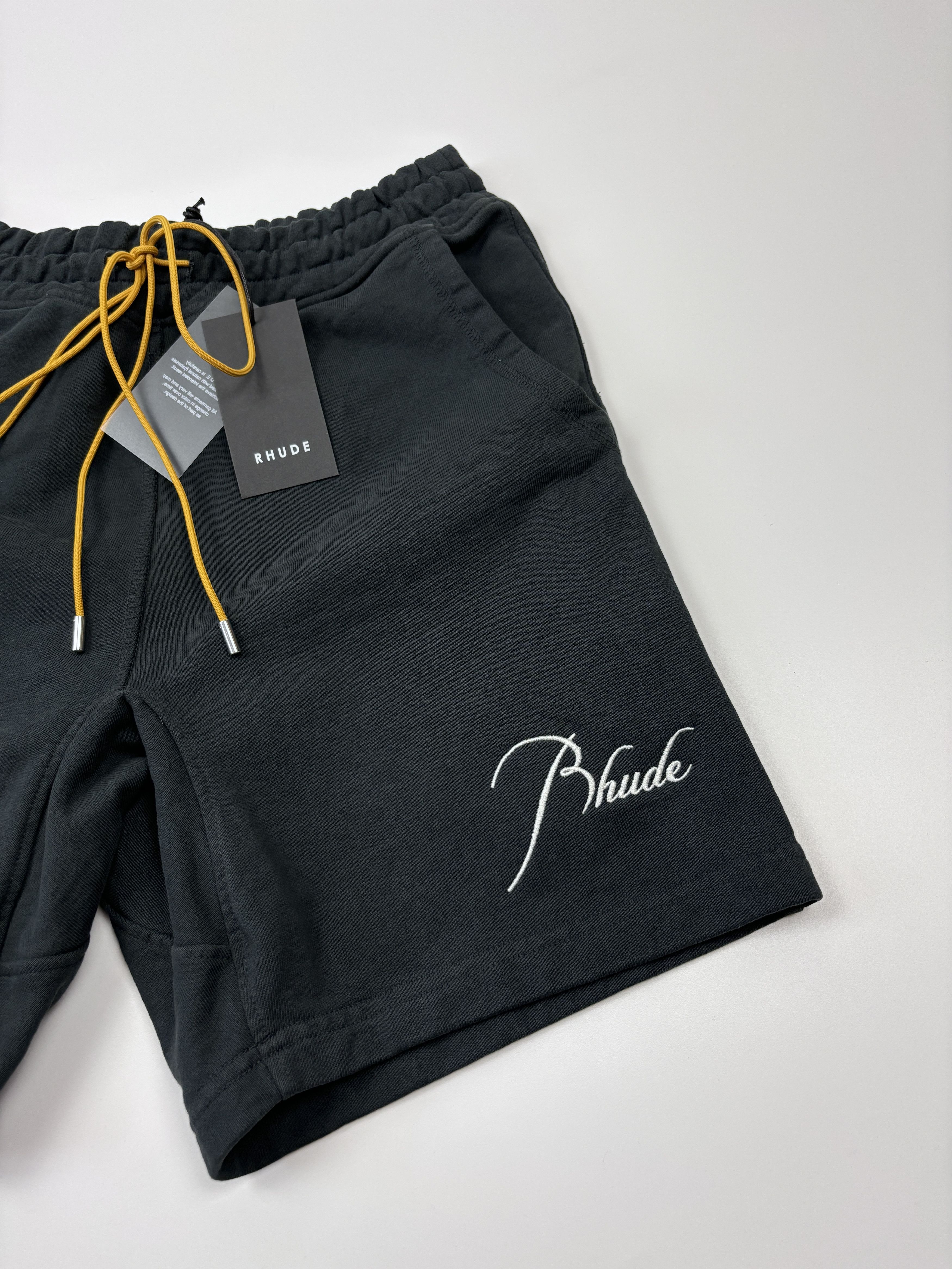 Rhude Mens Rhude Terry Sweat Shorts Black Size S Size US 30 / EU 46 - 2 Thumbnail
