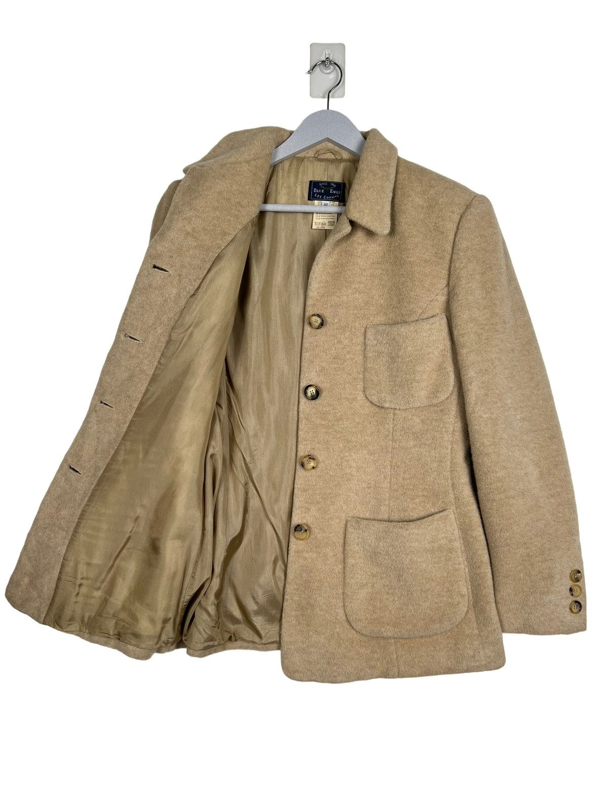 Les Copains 🔥 BLUE EAGLE LES COPAINS WOOL ALPACA JACKET MADE IN ITALY Size L / US 10 / IT 46 - 9 Thumbnail