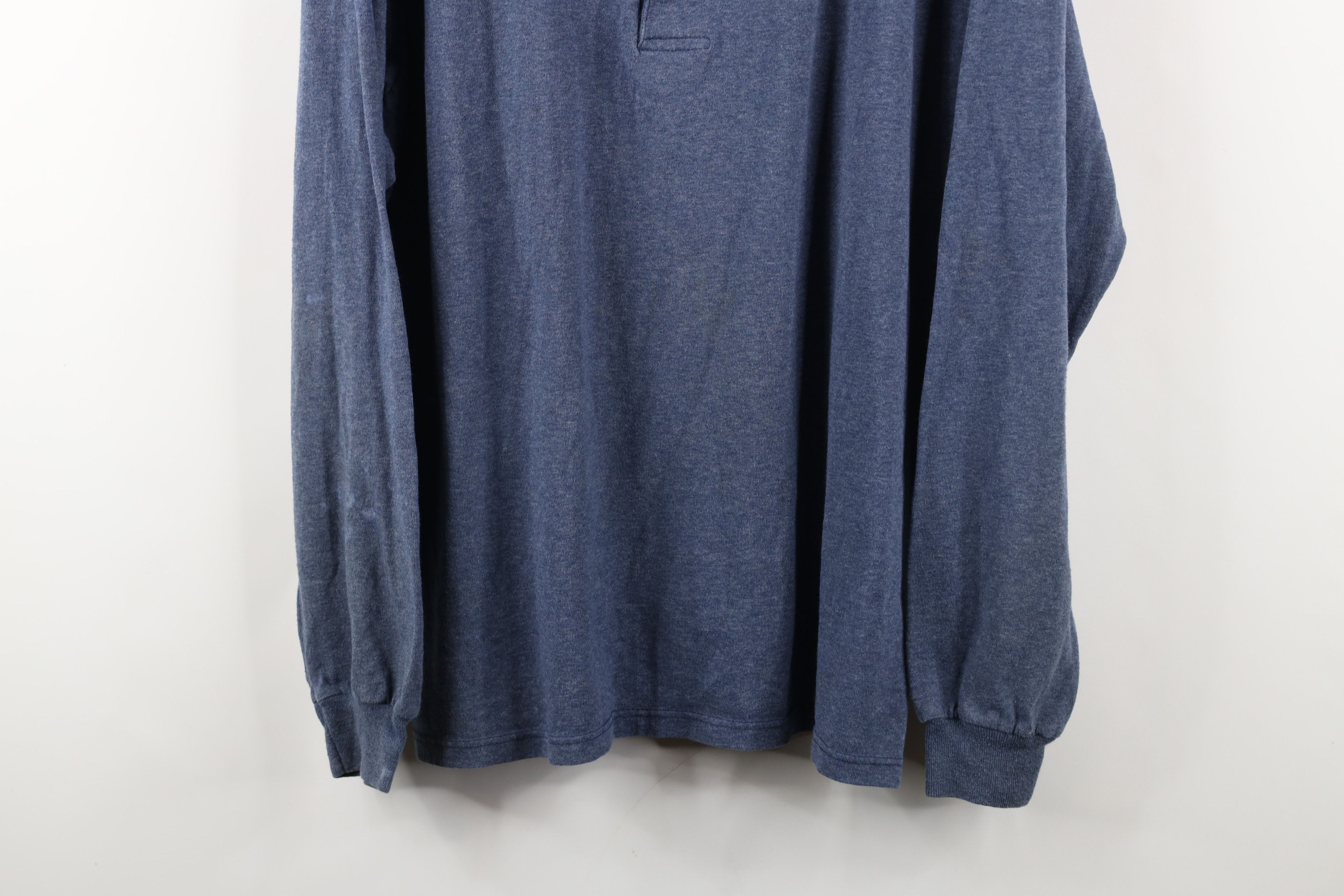 Vintage Vintage 90s Streetwear Blank Long Sleeve Henley T-Shirt Size US L / EU 52-54 / 3 - 3 Thumbnail