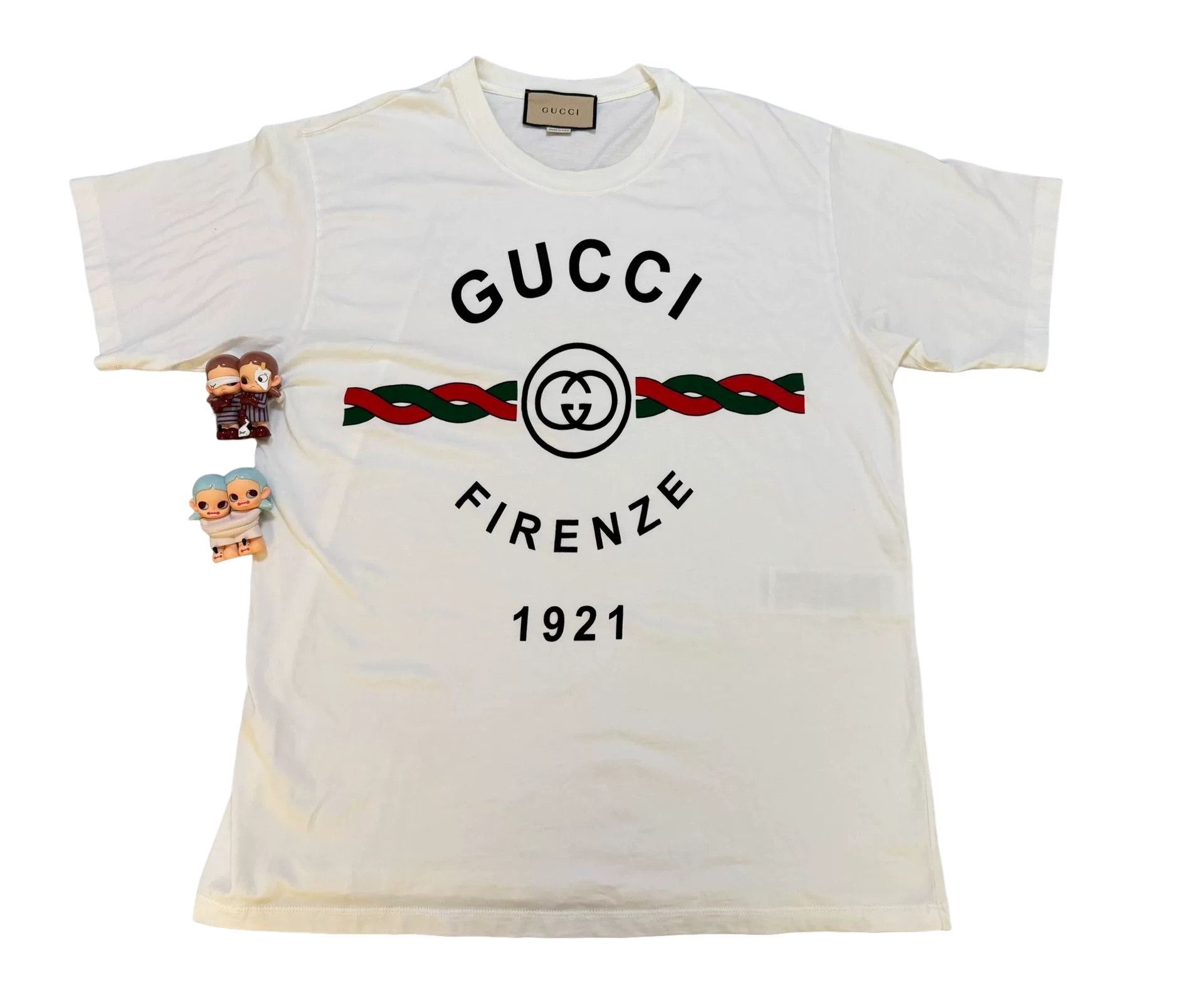 Gucci Gucci Firenze Logo Short Sleeve T-Shirt Size M Size US M / EU 48-50 / 2 - 1 Thumbnail