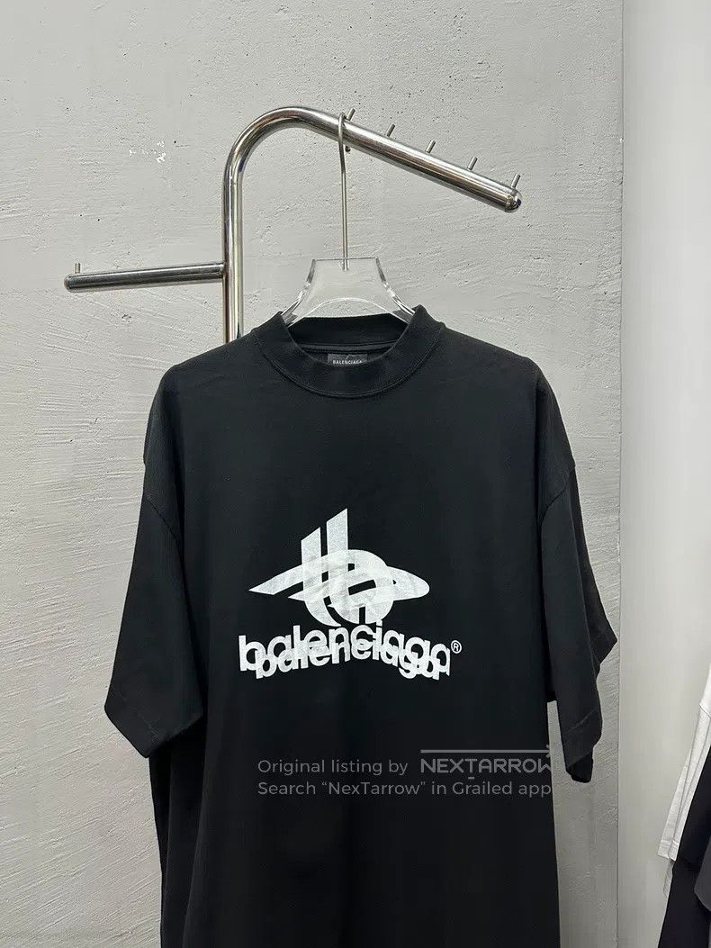 Balenciaga Balenciaga Short Sleeve Phantom Logo Black Size US S / EU 44-46 / 1 - 2 Thumbnail