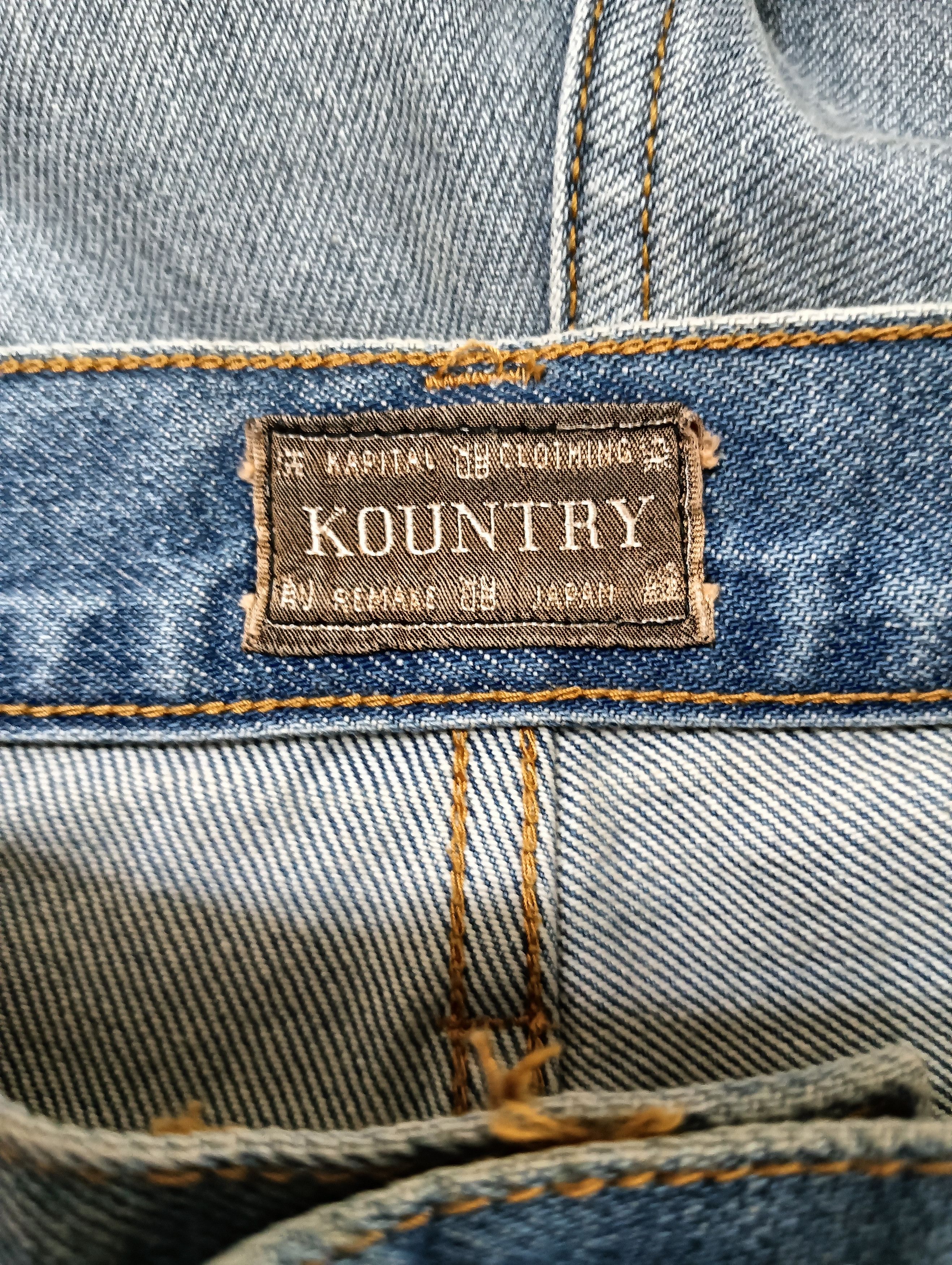 Kapital 14oz Denim Shorts (Studs Remake) Size US 38 / EU 54 - 4 Thumbnail