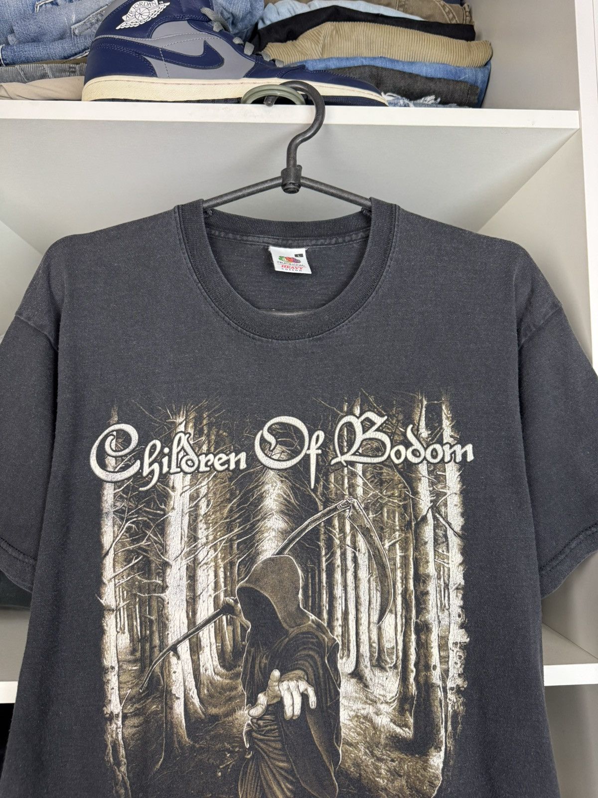 Band Tees Vintage Children of Bodom Death Wants You Distressed T-Shirt Size US L / EU 52-54 / 3 - 2 Thumbnail