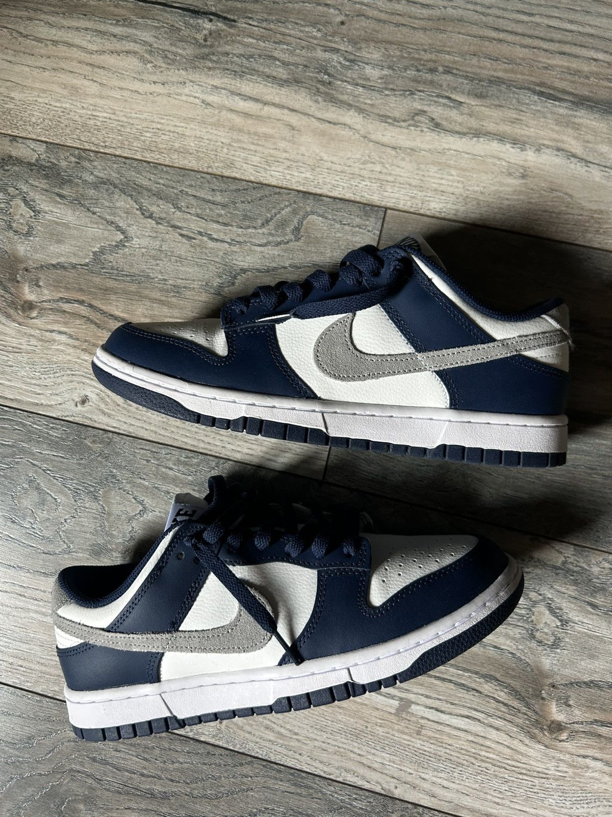 Nike Nike Dunk Low 'Midnight Navy Smoke Grey' Size US 8 / EU 41 - 1 Thumbnail