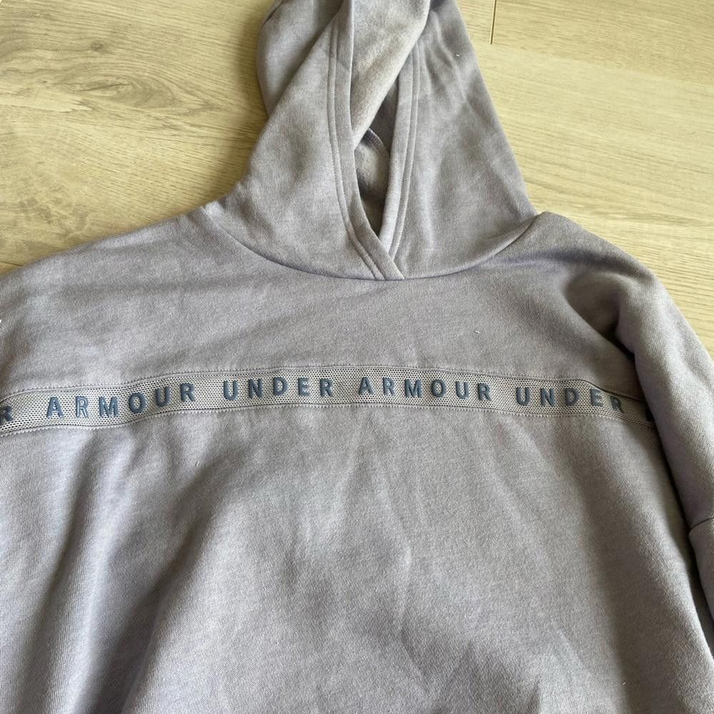 Under Armour Under Armour Cropped Hoodie - Soft Purple Size S / US 4 / IT 40 - 2 Thumbnail