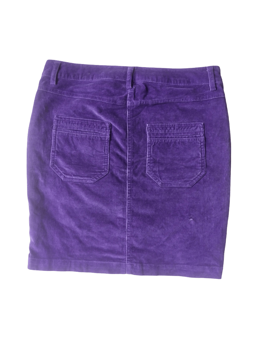 Benetton Benetton Purple Corduroy Skirt Size 29" - 2 Thumbnail