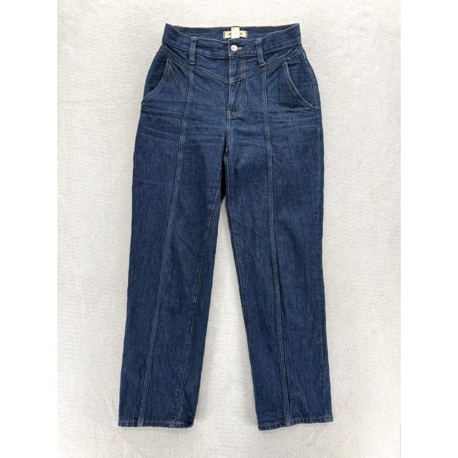 Madewell VINTAGE Madewell The Perfect Vintage Straight Jeans Women's 25 Blue High Rise Denim Y2K Straight Jeans Womens Size 42" / US 20 - 2 Thumbnail