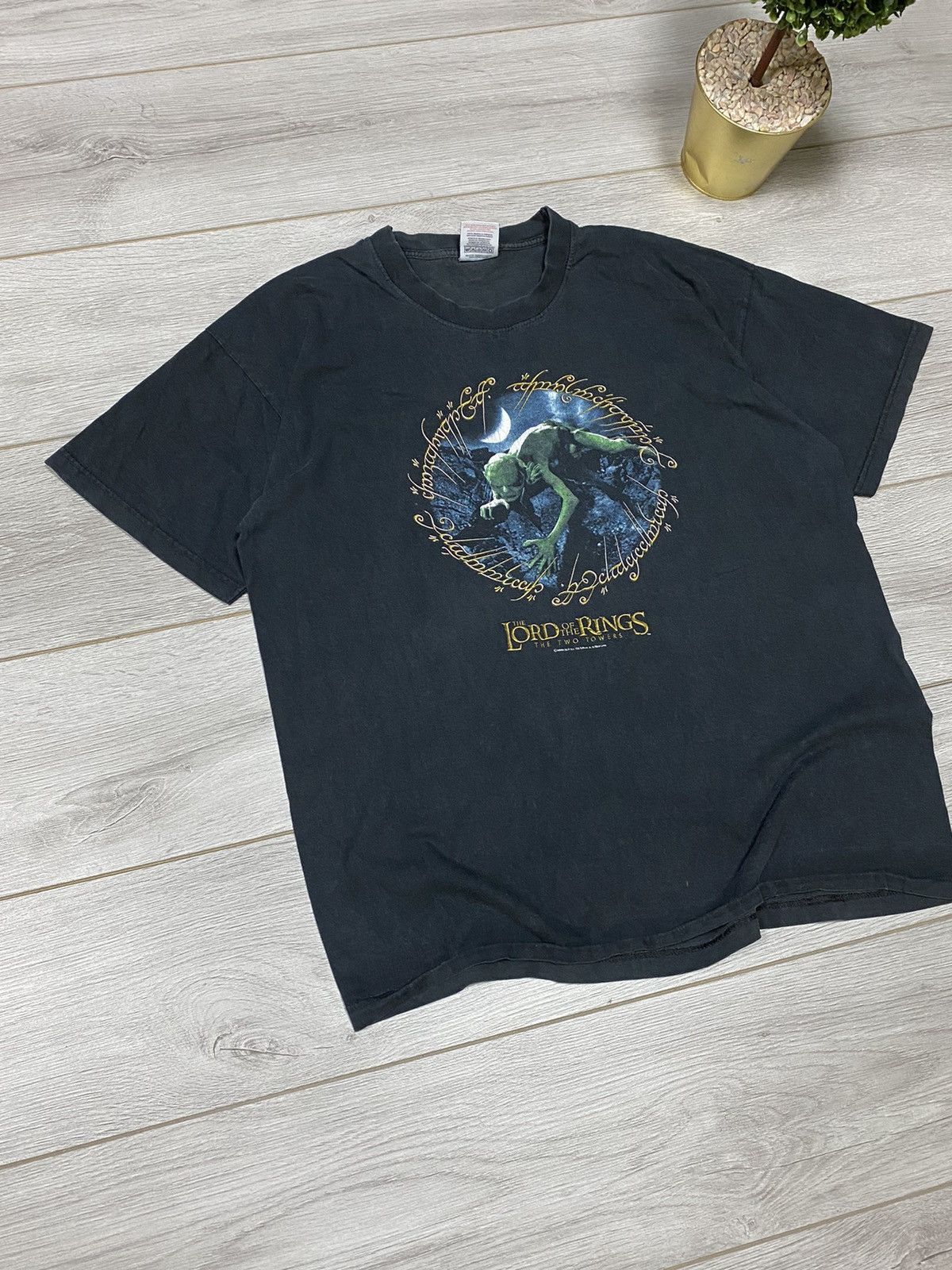 Vintage 2003 Lord Of The Rings Gollum RARE Two Towers vintage Size US XL / EU 56 / 4 - 4 Thumbnail