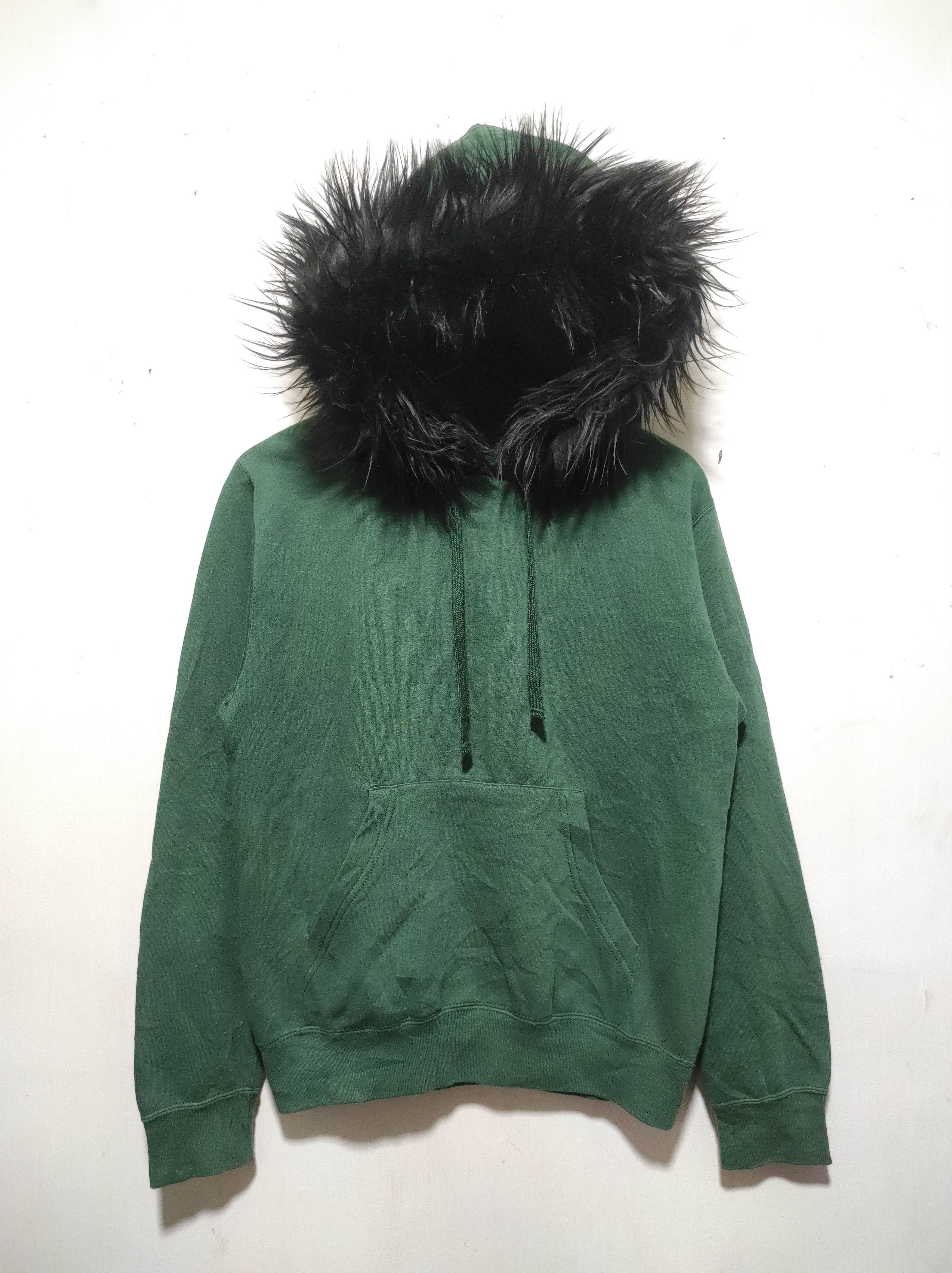 Vintage Vintage Fur Hoodie Ifsixwasnine Lgb Style Green Size US M / EU 48-50 / 2 - 2 Thumbnail