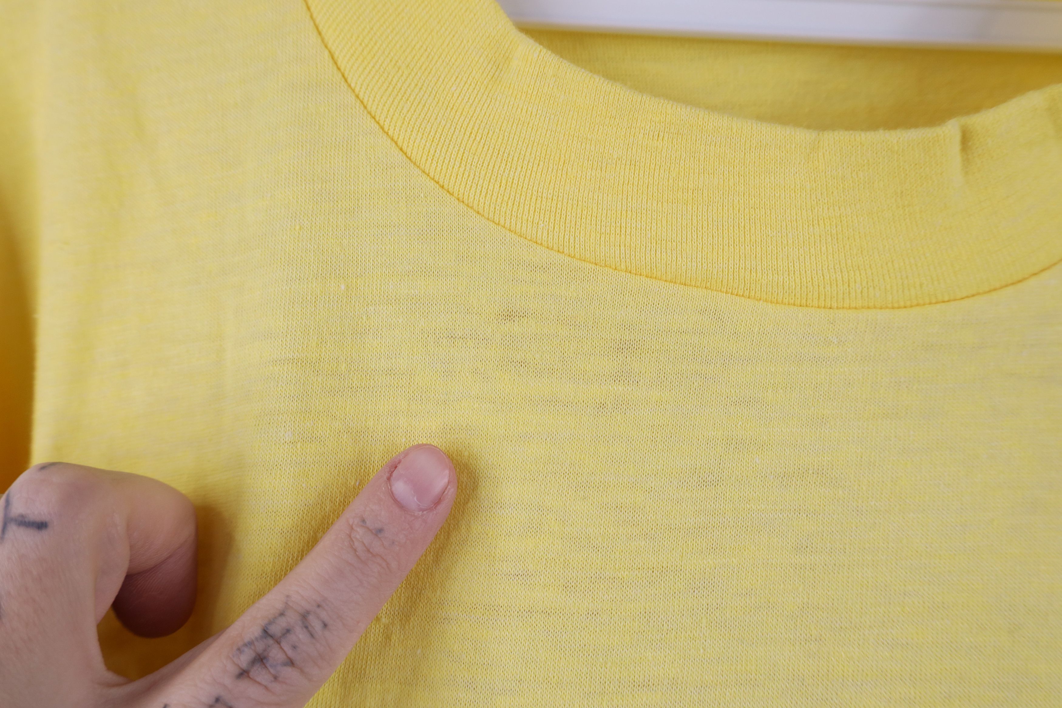 Vintage Vintage 70s Safety Truck Rodeo Trucker T-Shirt Yellow USA Size US XL / EU 56 / 4 - 5 Thumbnail