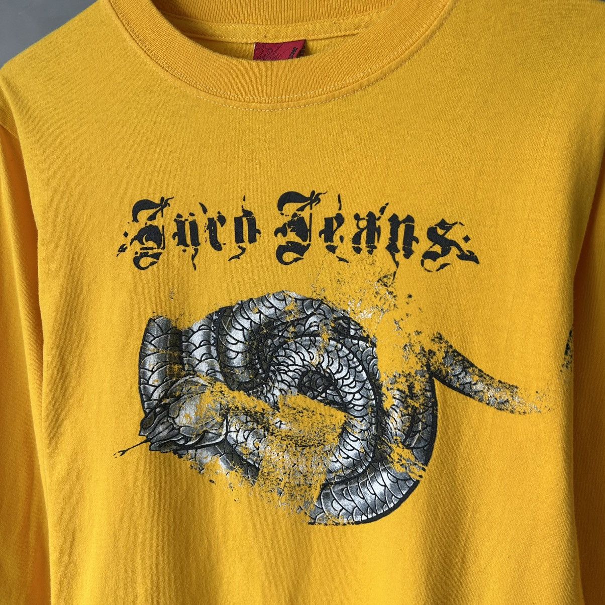 JNCO Vintage Y2K JNCO Snake Logo Longsleeve T Shirt Size US S / EU 44-46 / 1 - 4 Thumbnail