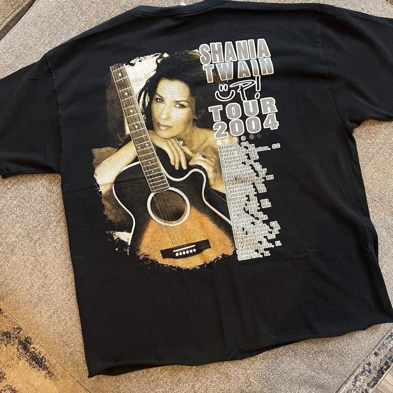 Band Tees × Vintage Vintage Y2K ( 2004 ) Shania Twain Up Tour Tee Size US XL / EU 56 / 4 - 1 Thumbnail