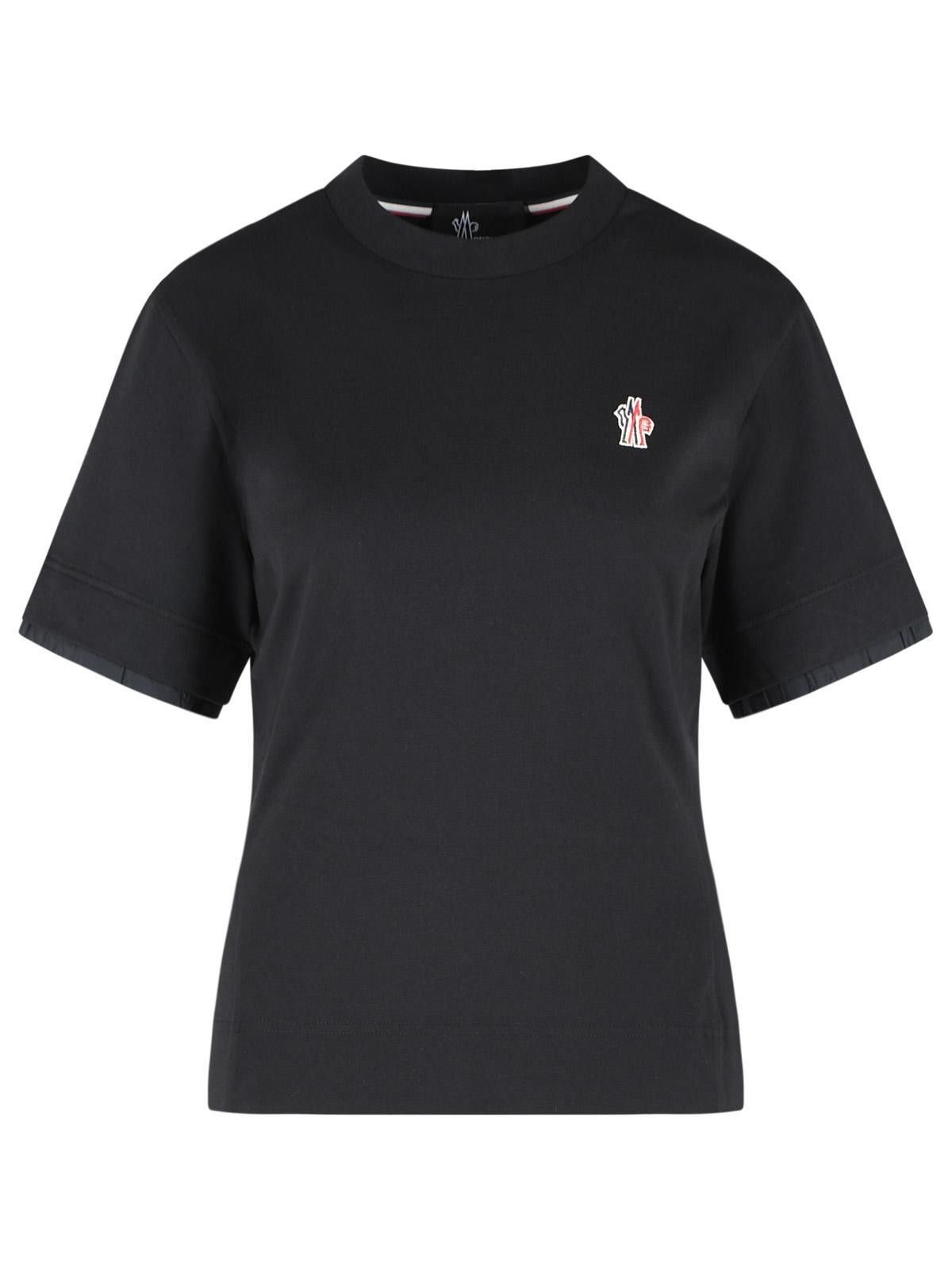 Moncler Grenoble MONCLER GRENOBLE Black Cotton T-Shirt Size M / US 6-8 / IT 42-44 - 1 Thumbnail