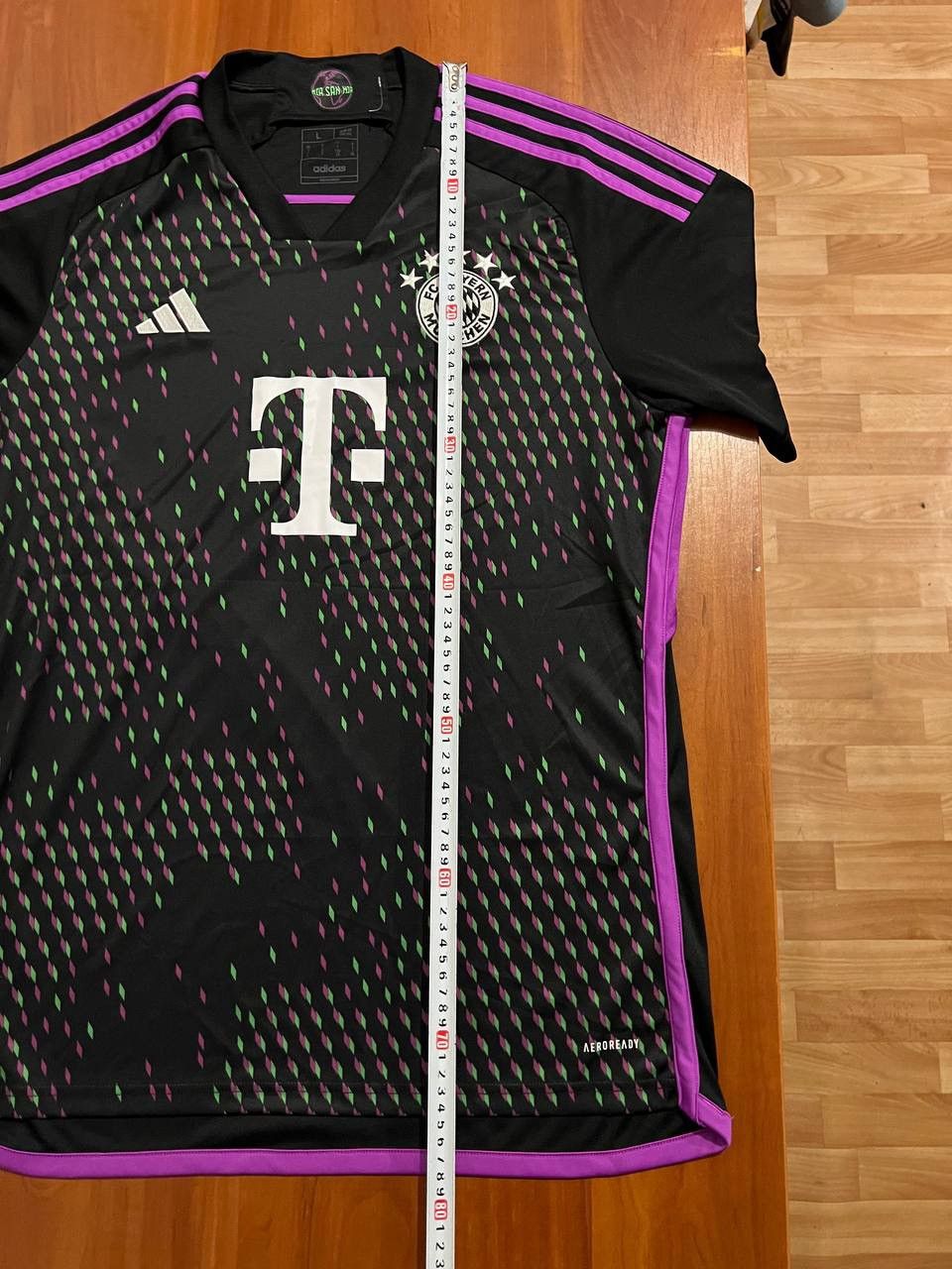 Adidas 2023/24 BAYERN MUNICH AWAY SOCCER JERSEY FOOTBALL SHIRT SZ L Size US L / EU 52-54 / 3 - 16 Thumbnail