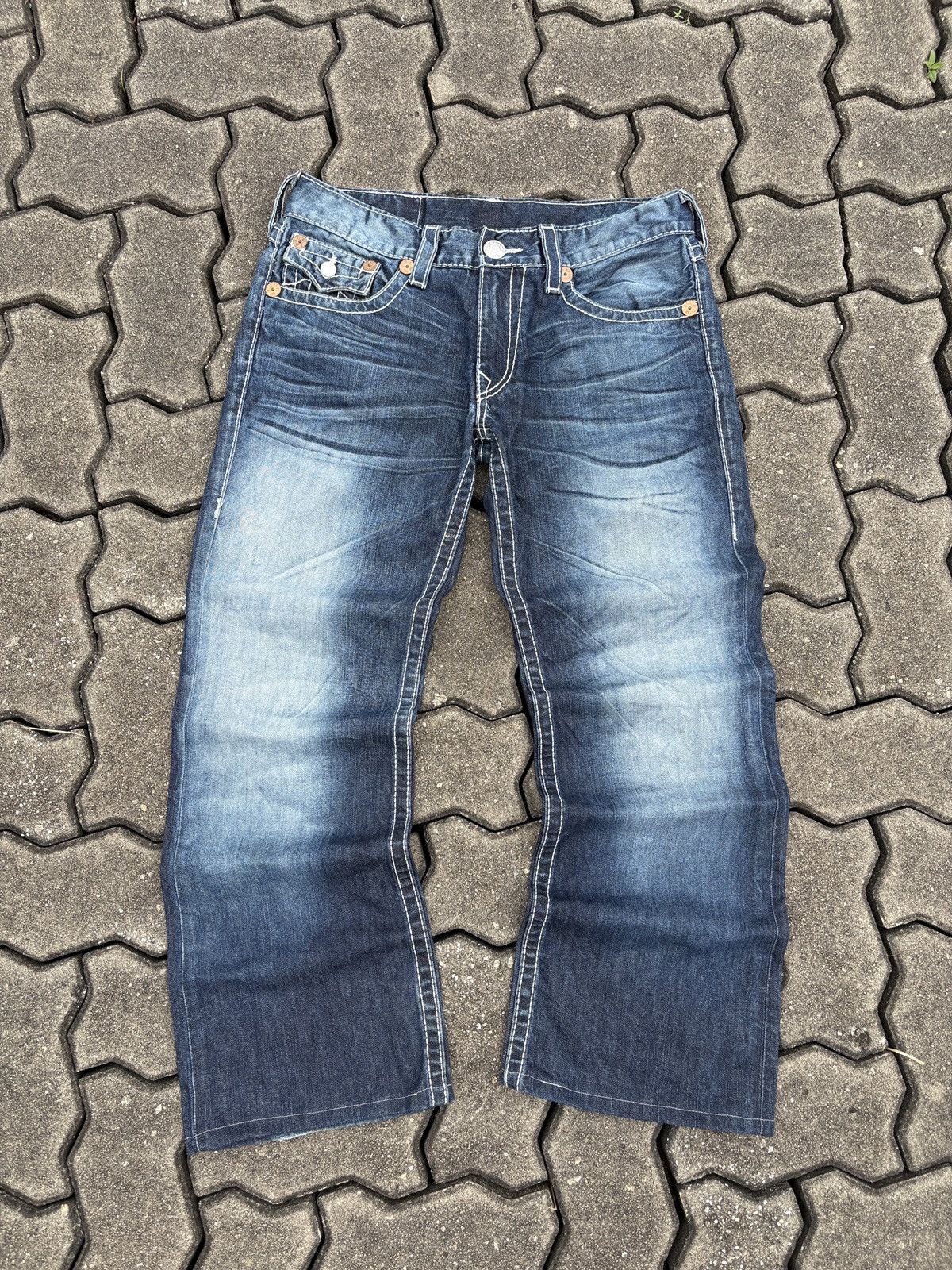 True Religion Vintage True Religion Flared Denim Jeans Size US 36 / EU 52 - 1 Thumbnail