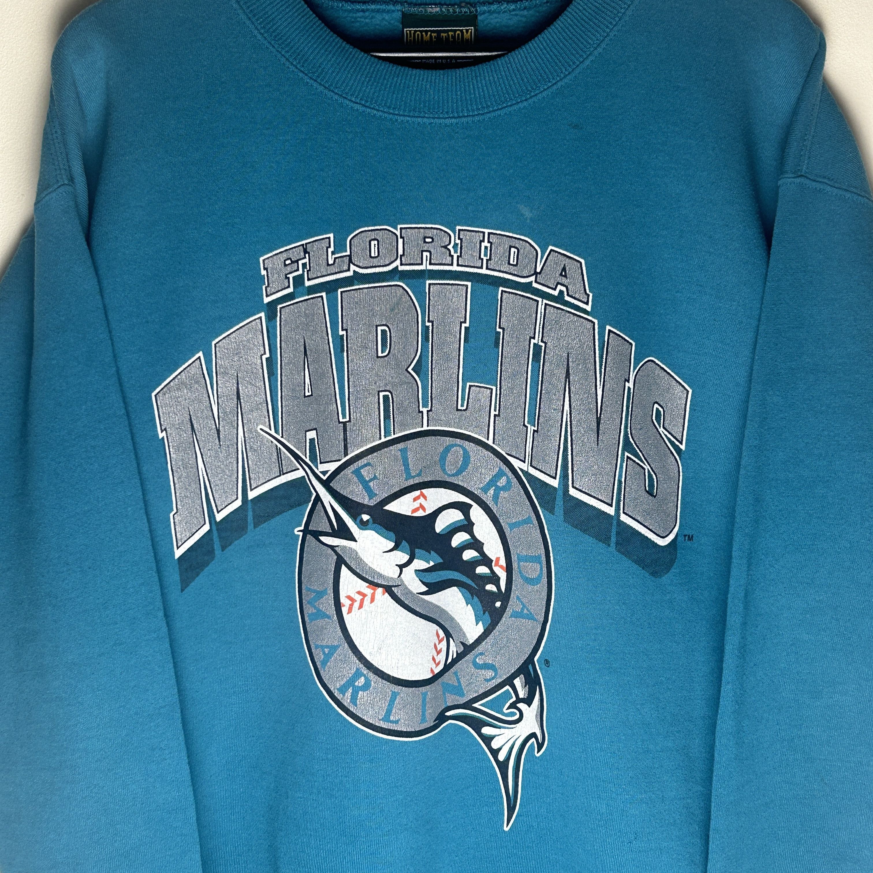 MLB Vintage Florida Marlins 90's Crewneck Sweatshirt Size US L / EU 52-54 / 3 - 2 Thumbnail