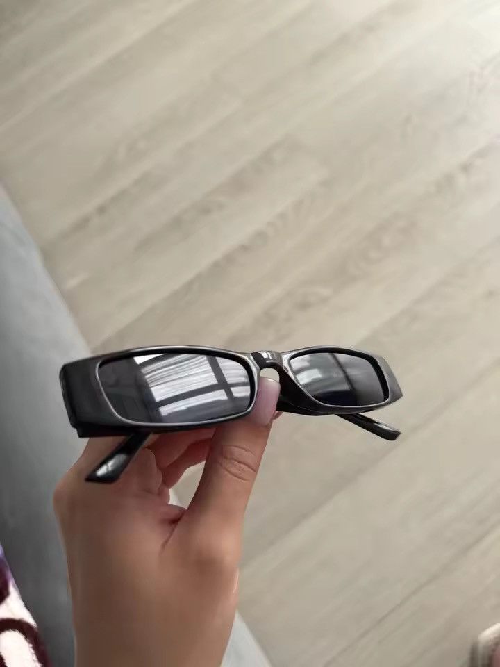 Japanese Brand Cyber-Shield Sunglasses – Wraparound Y2K Gorpcore Shades Size ONE SIZE - 6 Thumbnail