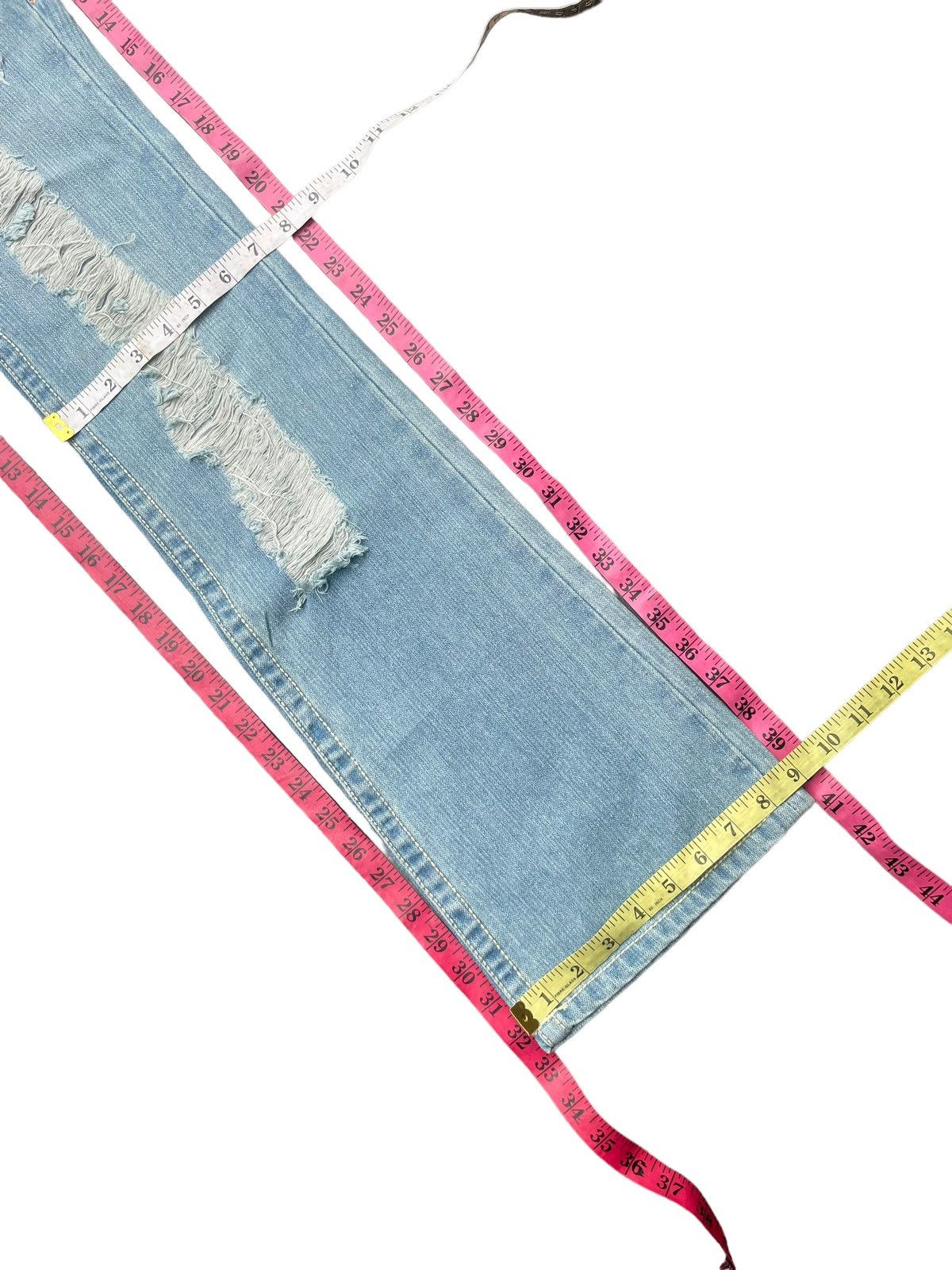 True Religion True Religion Joey Big T Distresed Denim Size 27" / US 4 / IT 40 - 18 Thumbnail