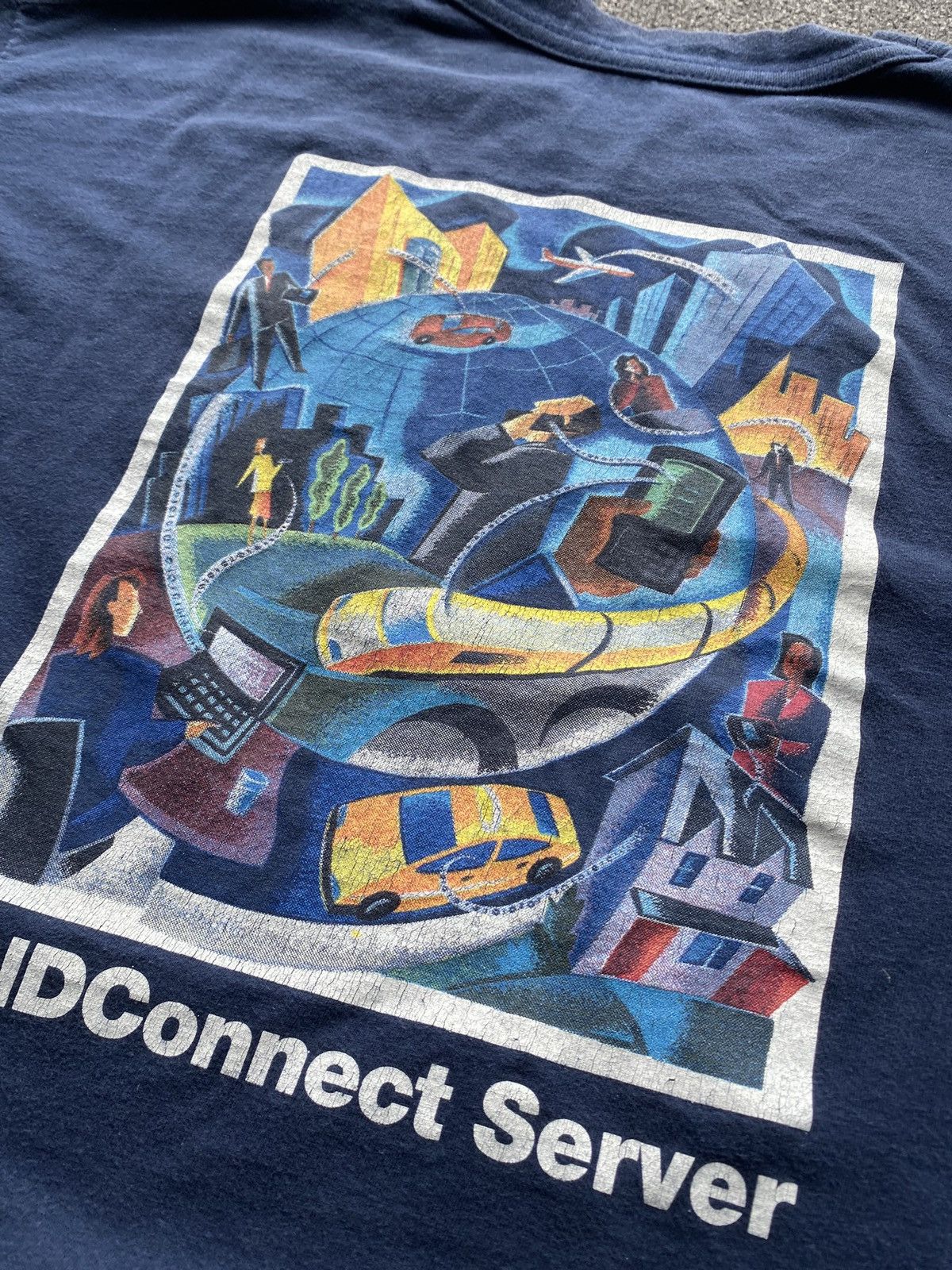 Other 🔥90s XTND Connect Server Extended Systems blue tee vntg Size US XL / EU 56 / 4 - 2 Thumbnail