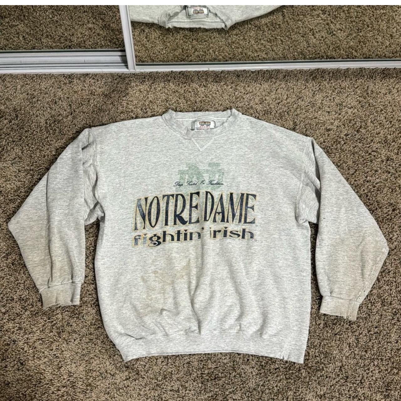 Vintage Vintage Notre Dame Crewneck Size US L / EU 52-54 / 3 - 1 Thumbnail