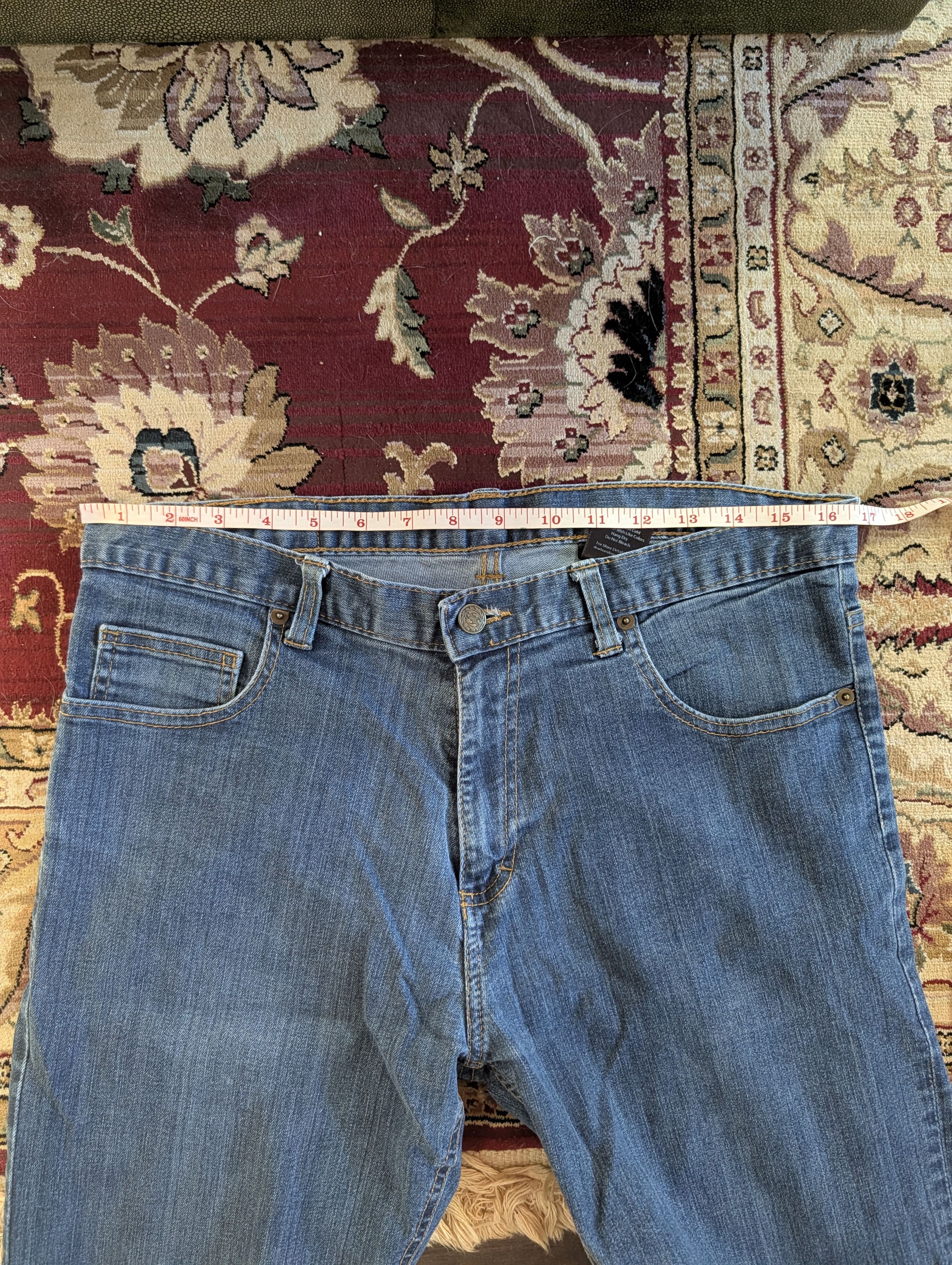 American Edition DEARBORN DENIM Blue MiUSA Slim Straight Jeans Size US 34 / EU 50 - 12 Thumbnail