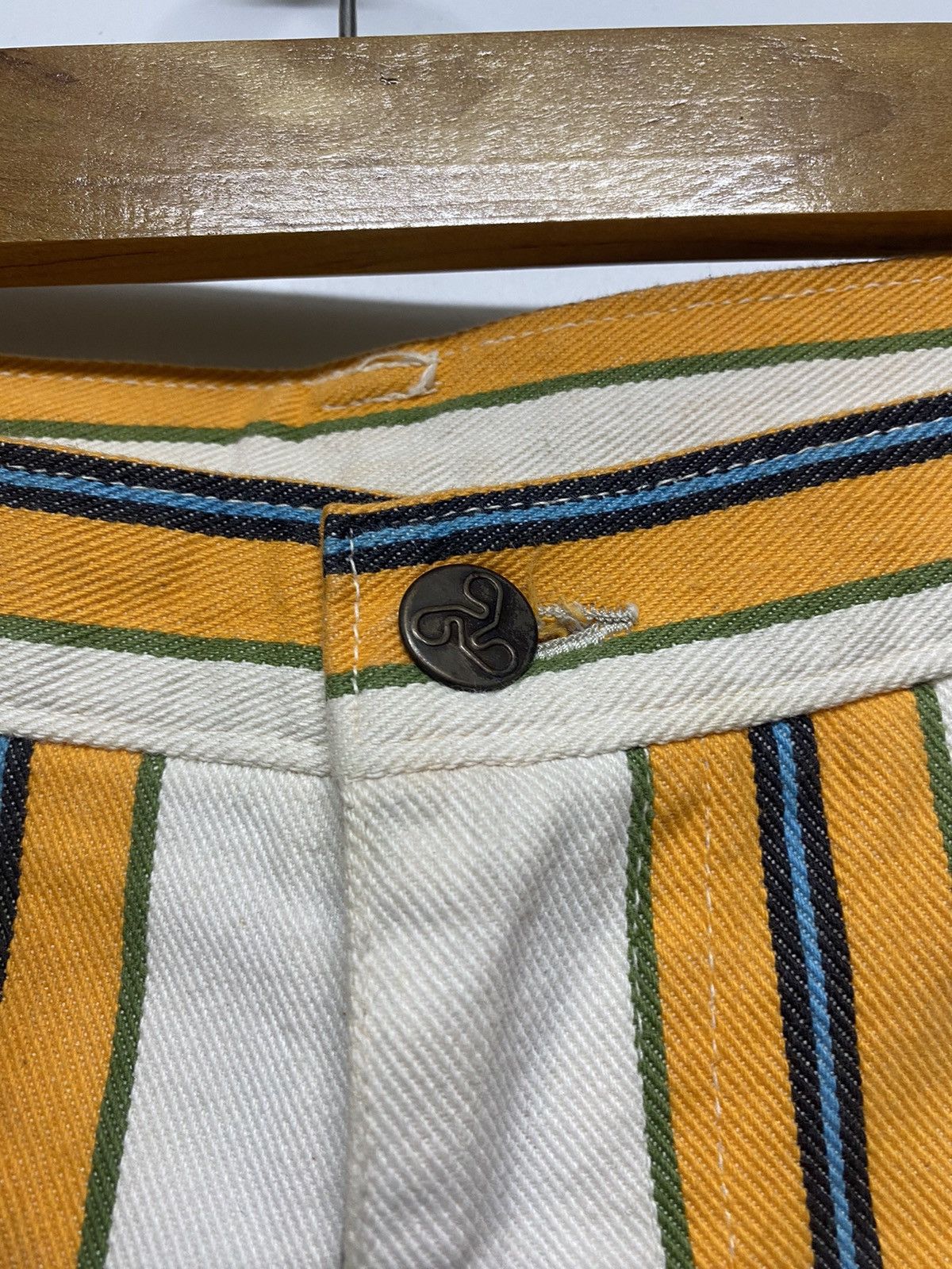 Japanese Brand × Vintage Vintage GAYTOGS Flare Leg Stripes Kicky Craze in Gay Size US 28 / EU 44 - 13 Thumbnail