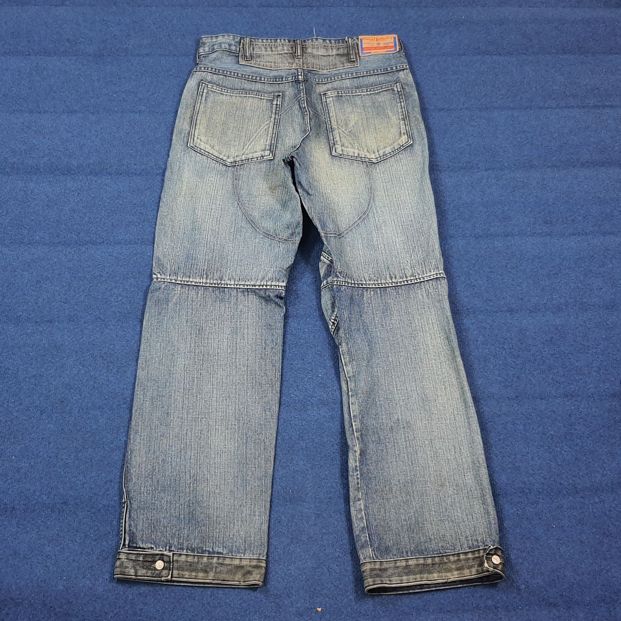 Diesel Rare Vintage Diesel Rabox Panelled Jeans Grunge C297N21 Size US 34 / EU 50 - 4 Thumbnail