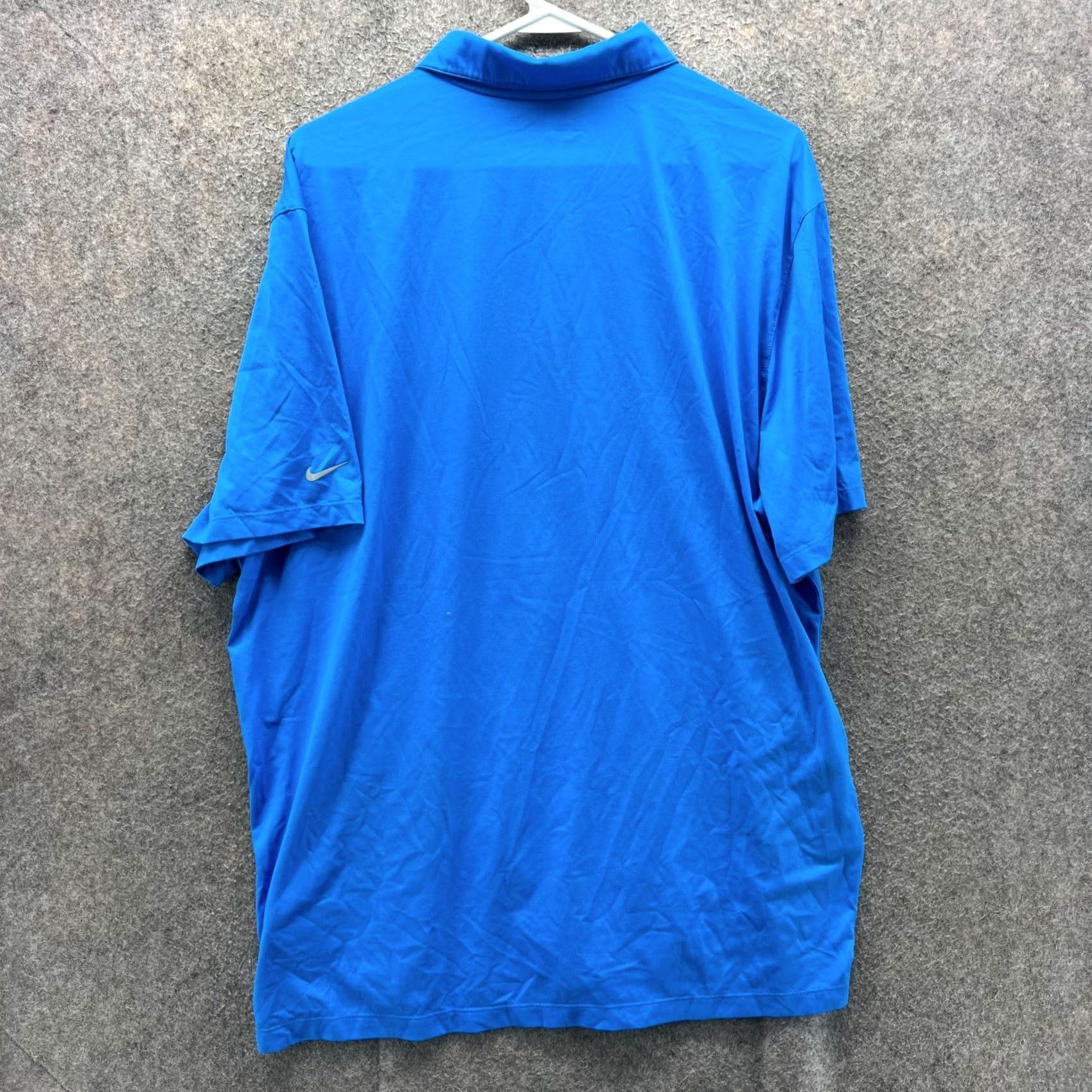 Nike Nike Polo Shirt Mens XL Blue Dri-Fit Golf Nike Golf Jersey Polo Short Sleeve Button Collared Size US XL / EU 56 / 4 - 2 Thumbnail