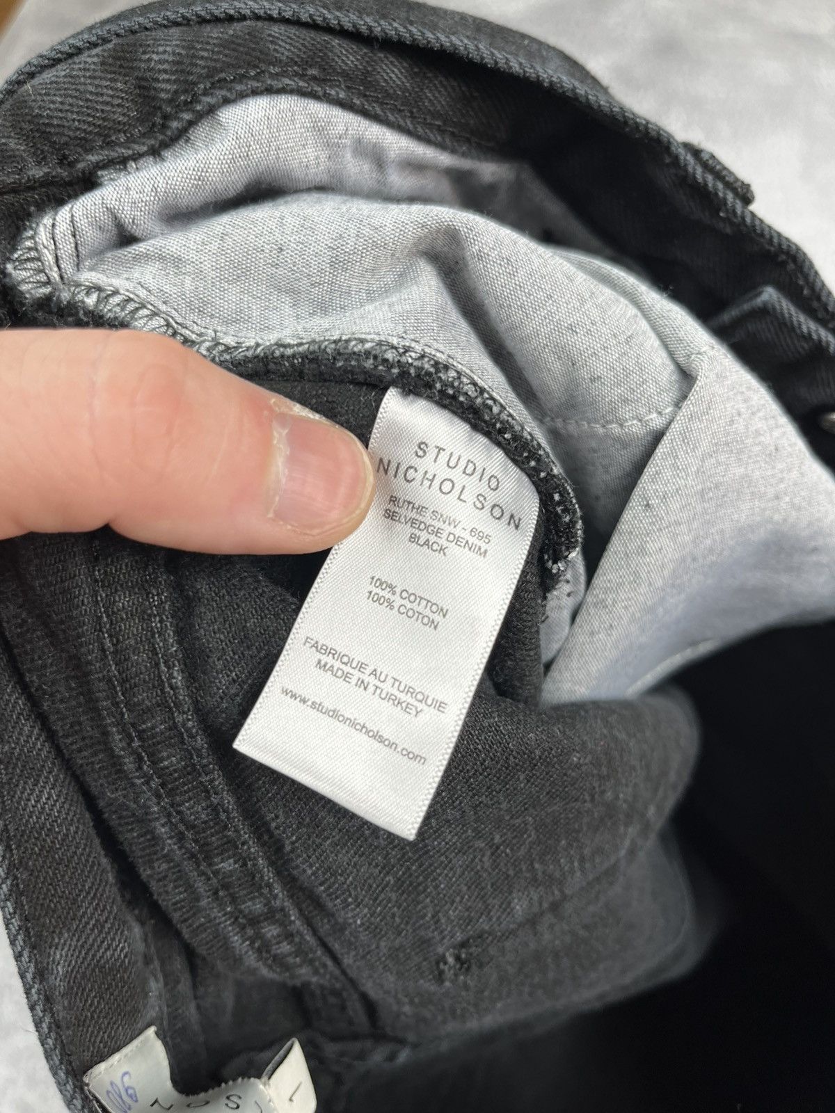 Hypebeast Studio Nicholson Ruthe Relaxed Selvedge Denim Indigo Size US 29 - 7 Thumbnail