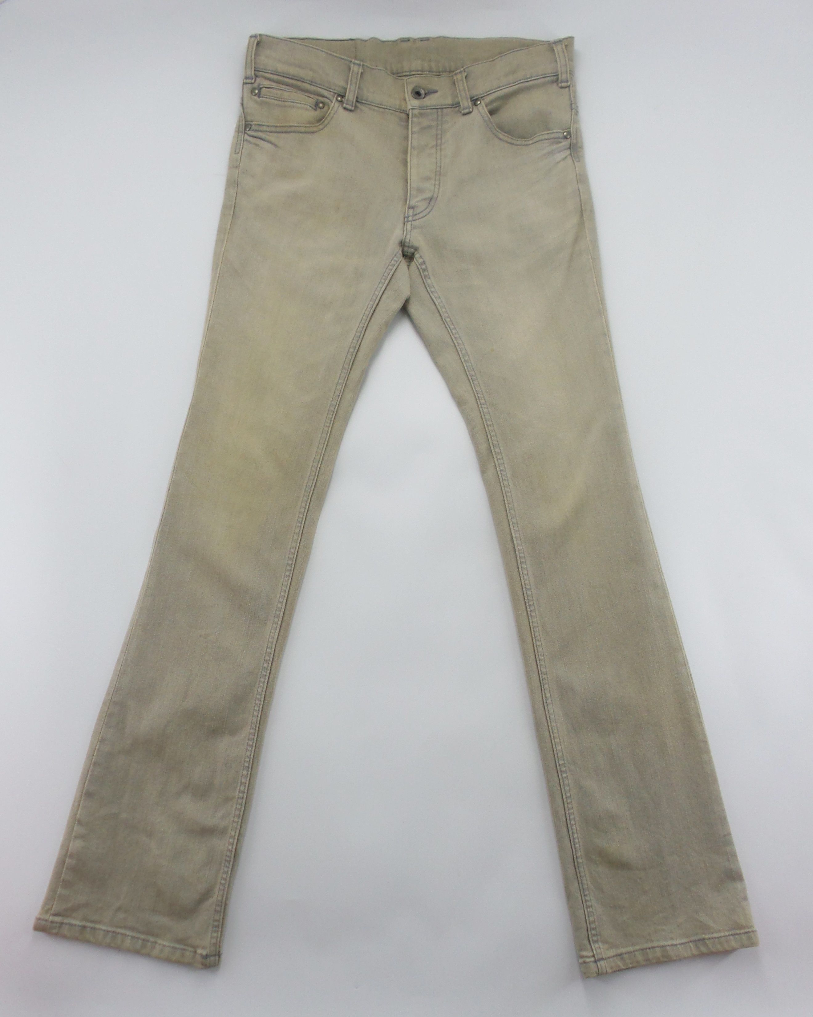 5351 POUR LES HOMMES 5351 Pour Les Hommes Gray Flare Button Fly Jeans W16xL42.5 Size US 32 / EU 48 - 1 Thumbnail