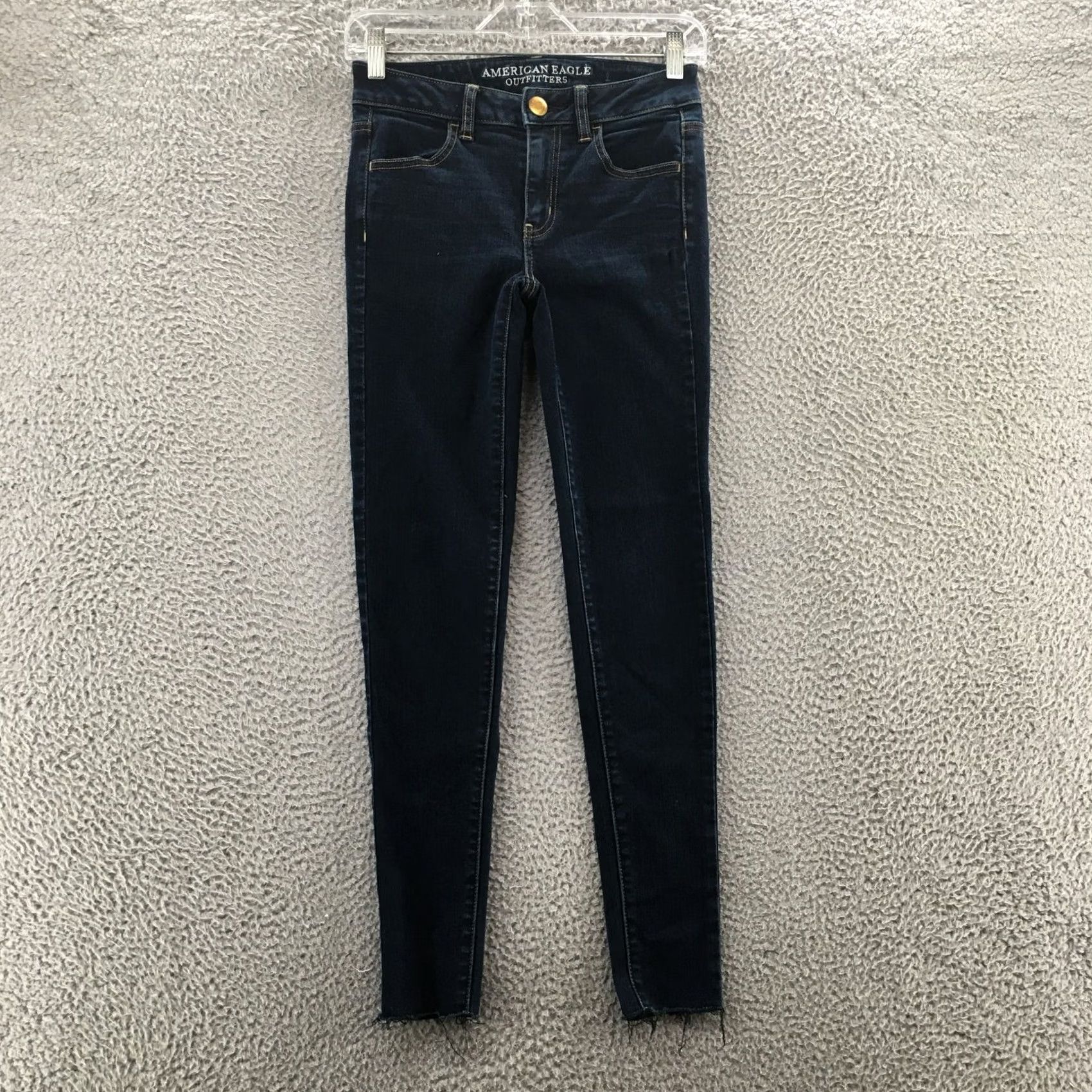 American Eagle Outfitters American Eagle Outfitters Jegging Jeans Womens 2R Blue Denim Regular Rise Jeans Women's Denim Blue 2R Jegging Size 26" / US 2 / IT 38 - 2 Thumbnail