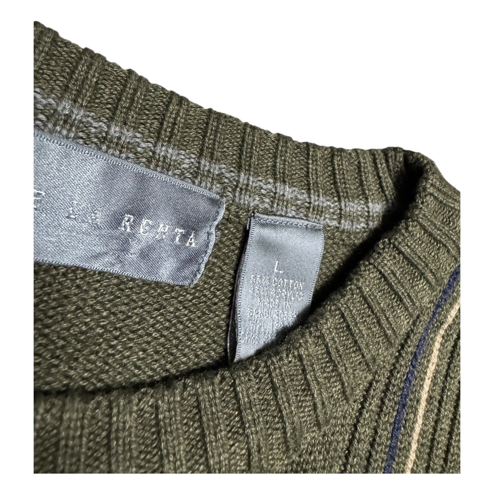 Oscar De La Renta OSCAR DE LA RENTA Designer Business Casual Sweater Large Size US L / EU 52-54 / 3 - 5 Thumbnail