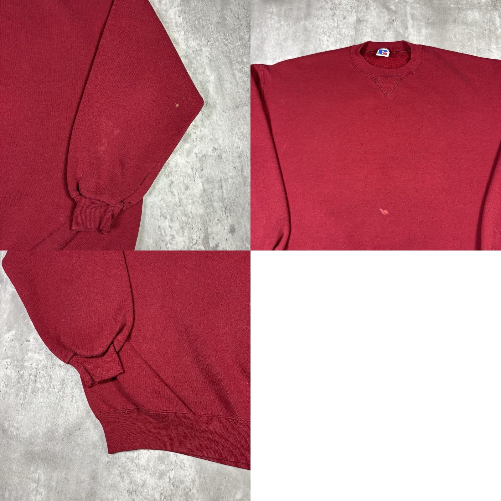 Russell Athletic VINTAGE Russell Athletic Sweatshirt Crew Neck XL Red 90s Mens All Seasons Gym & Training Vintage 90s Size US XL / EU 56 / 4 - 8 Thumbnail