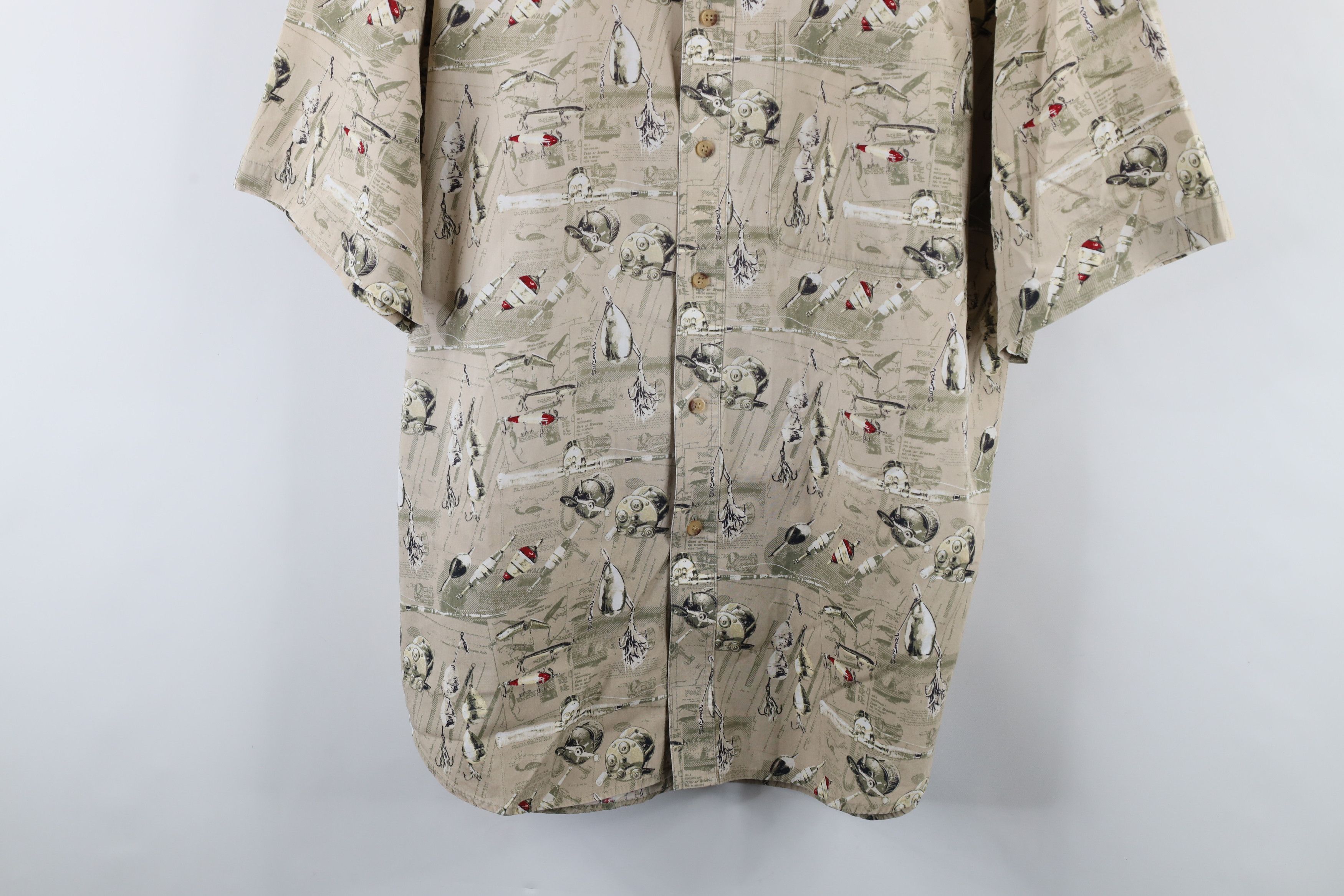 Vintage Vintage 90s Streetwear All Over Print Button Down Shirt Size US L / EU 52-54 / 3 - 3 Thumbnail